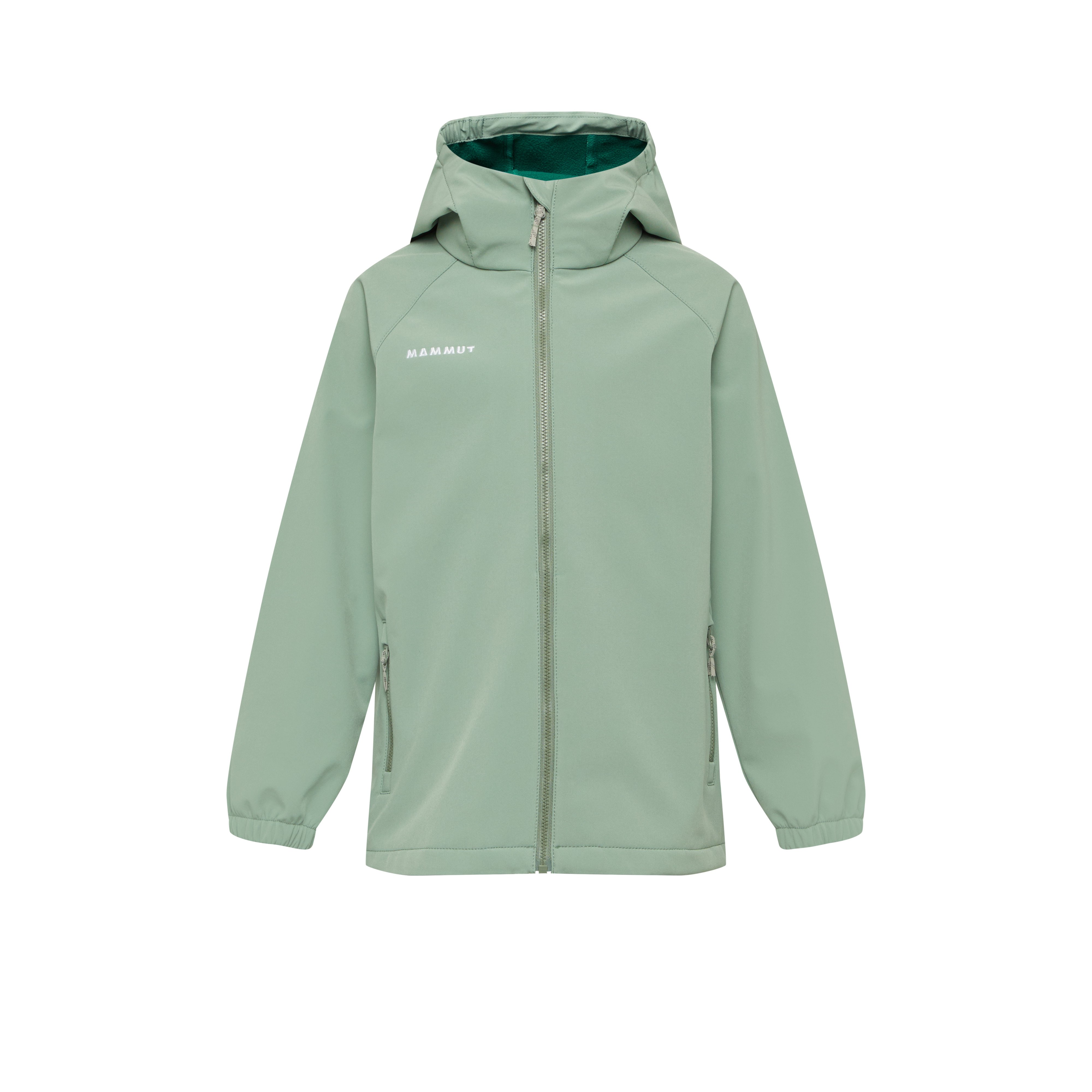Mammut Ultimate Comfort SO Hooded Jacket Kids - Arnica/Dark mammut red/Brunsina/Seln/Willow/Tschiel - Thumbnail