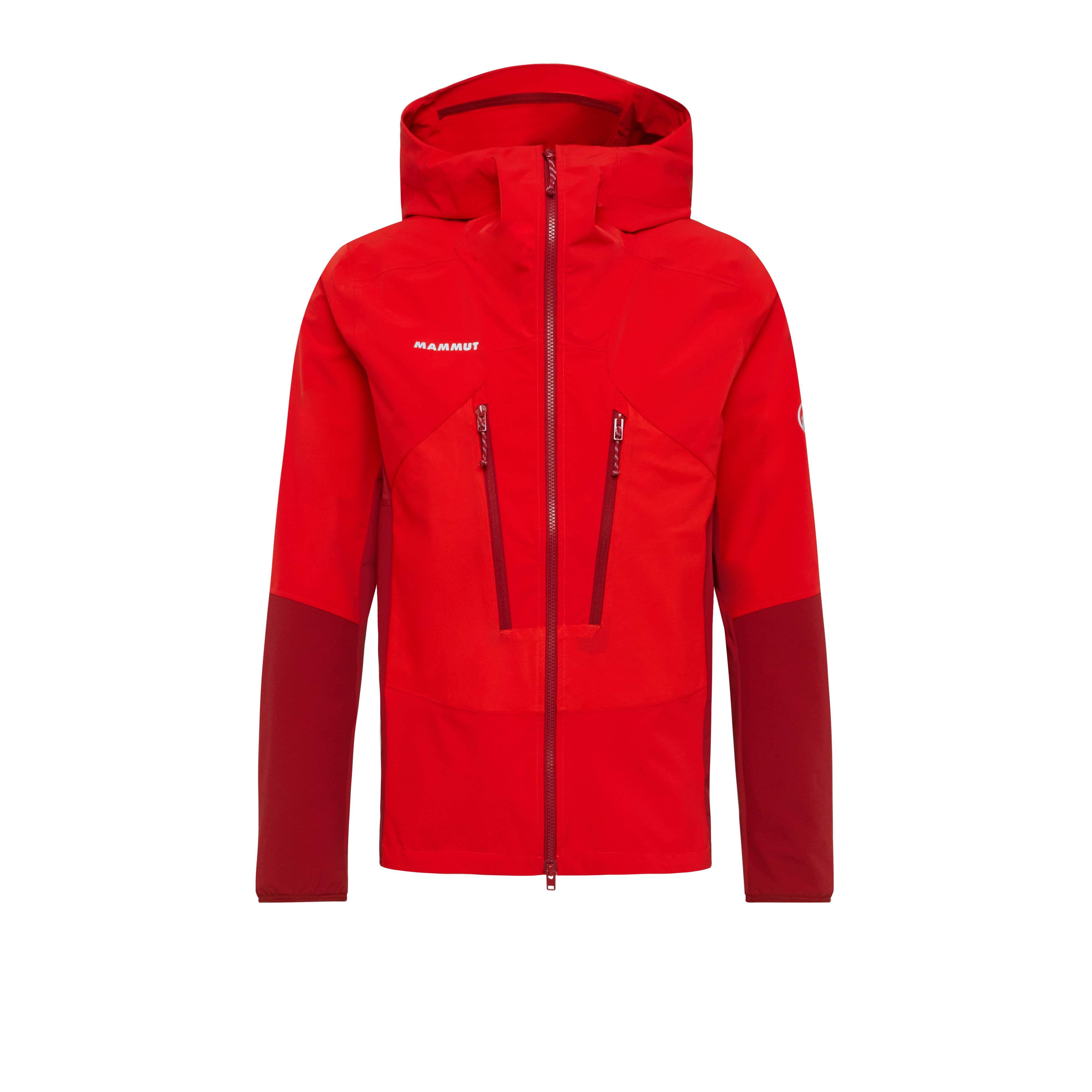 Mammut Aenergy Pro SO Hybrid Hooded Jacket Men - Black/Acacia-holunder/Mammut red-dark mammut red/Glatsch/Muntan-baselgia/Nebla-strata - Thumbnail