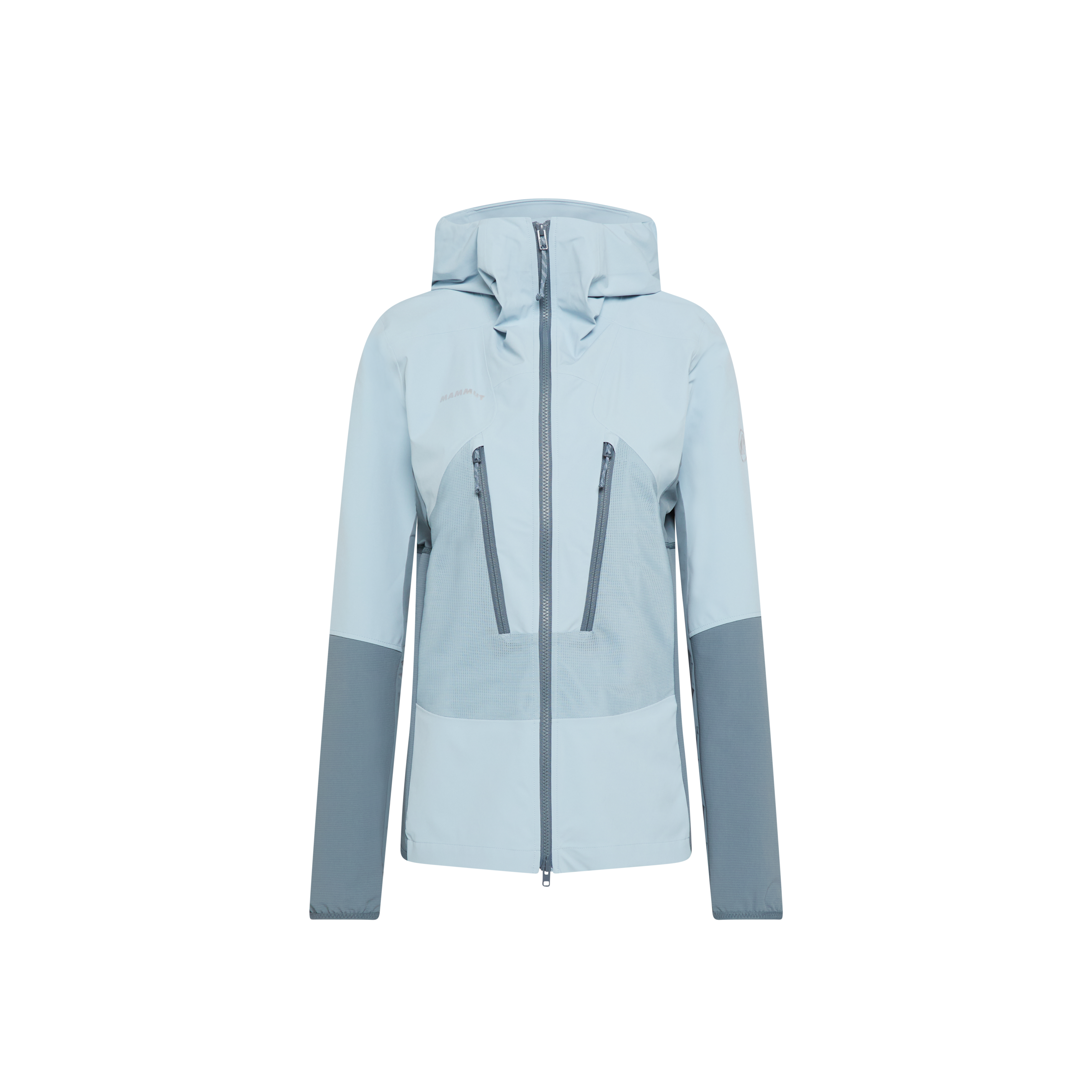 Mammut Aenergy Pro SO Hybrid Hooded Jacket Women, nebla-strata - Nebla-strata