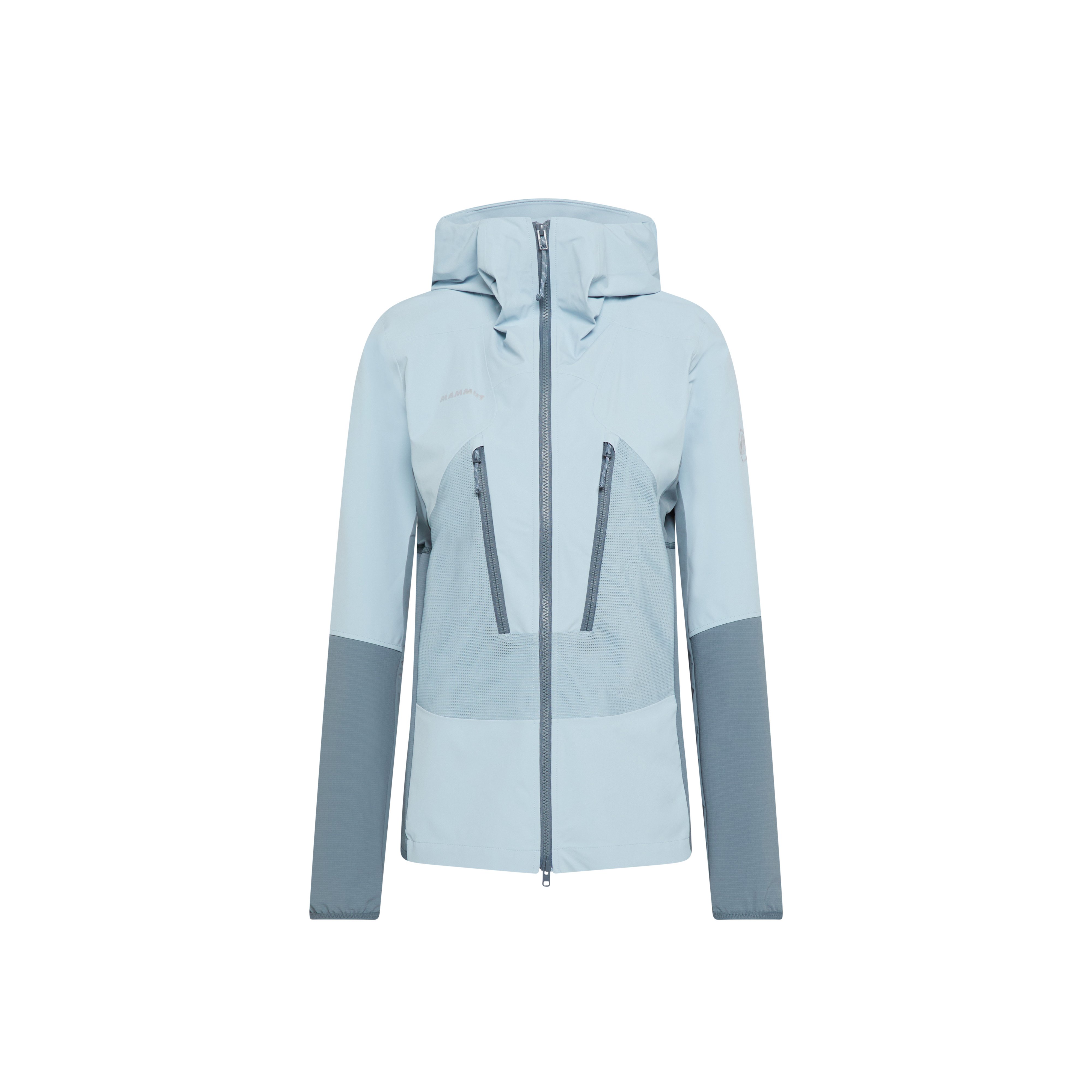 Mammut Aenergy Pro SO Hybrid Hooded Jacket Women - Black/Acacia-holunder/Mammut red-dark mammut red/Muntan-baselgia/Nebla-strata - Thumbnail