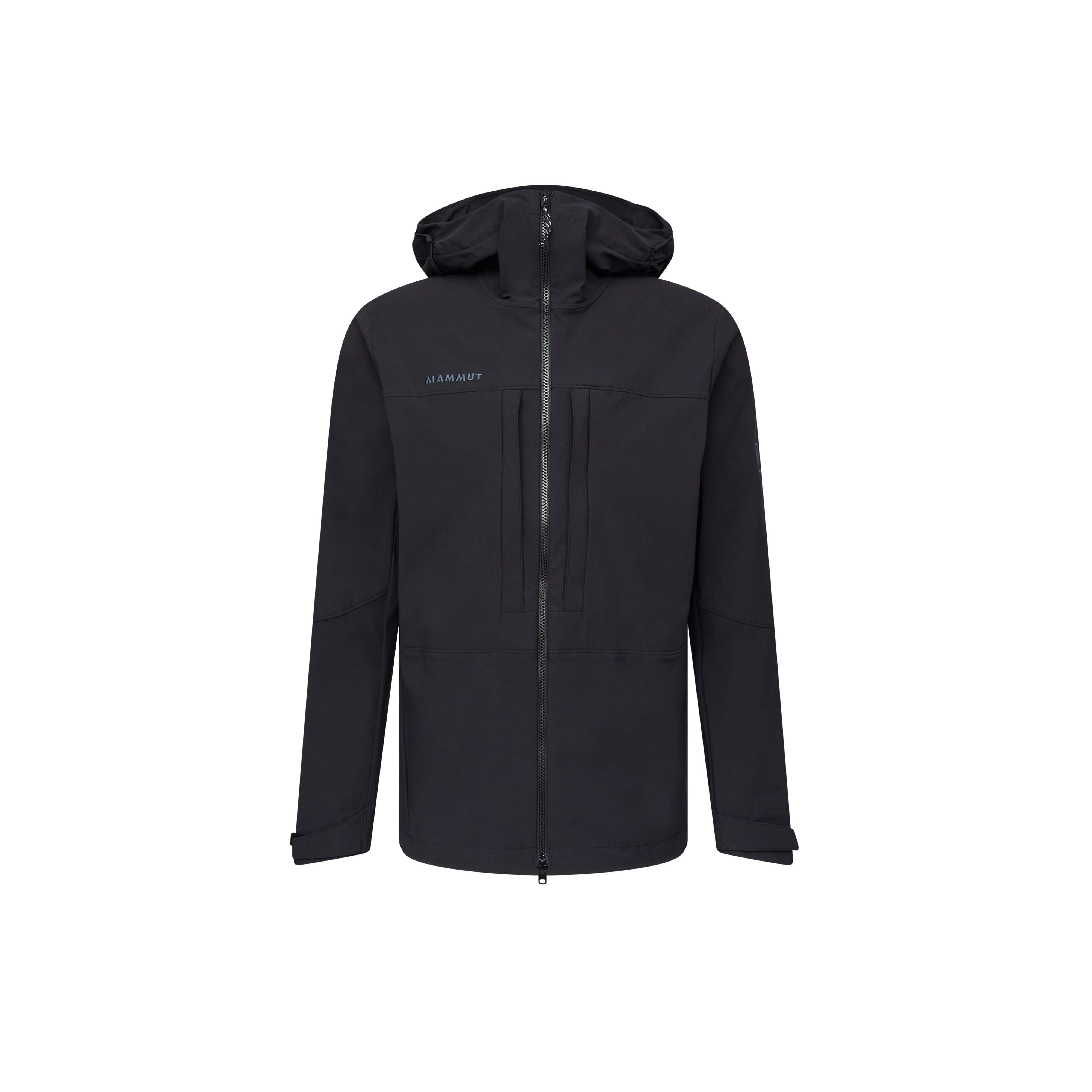 Mammut Skintrack SO Hooded Jacket Men - Black/Strata-nebla/Mammut red/Glatsch/Bronz-aur/Tschiel - Thumbnail