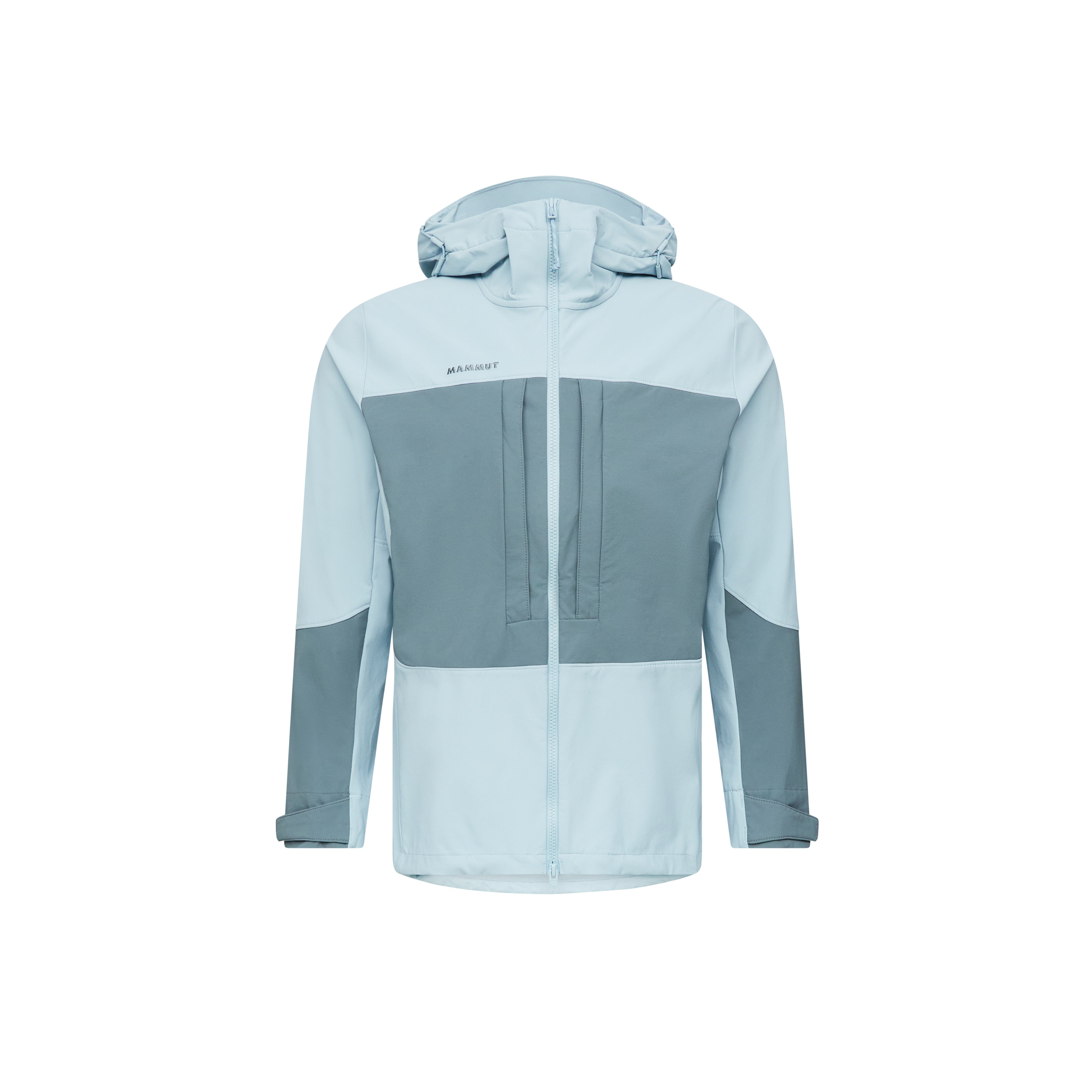 Mammut Skintrack SO Hooded Jacket Men - Black/Strata-nebla/Mammut red/Glatsch/Bronz-aur/Tschiel - Thumbnail