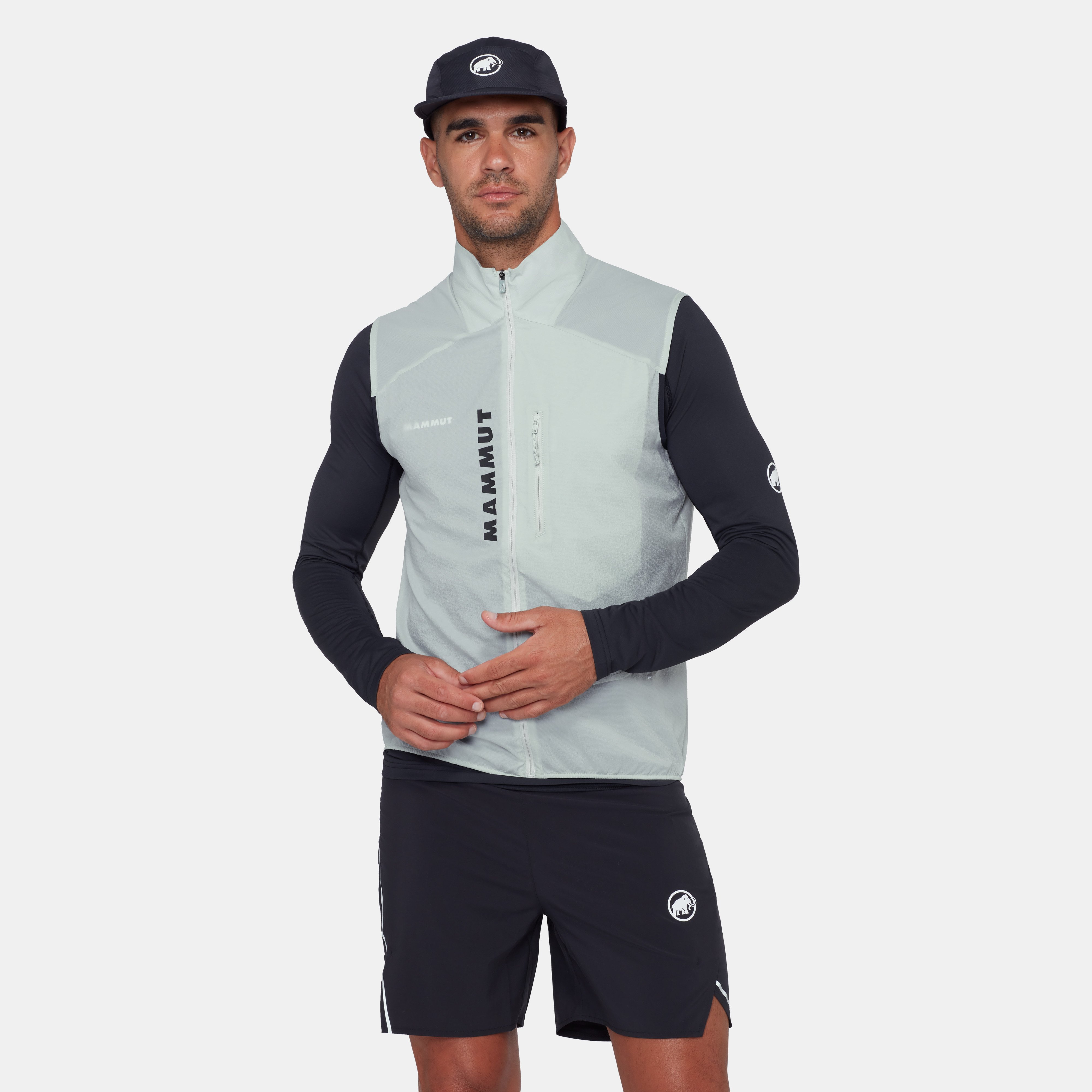 Mammut Aenergy TR WB Hybrid Vest Men, silver sage-black - Silver sage-black