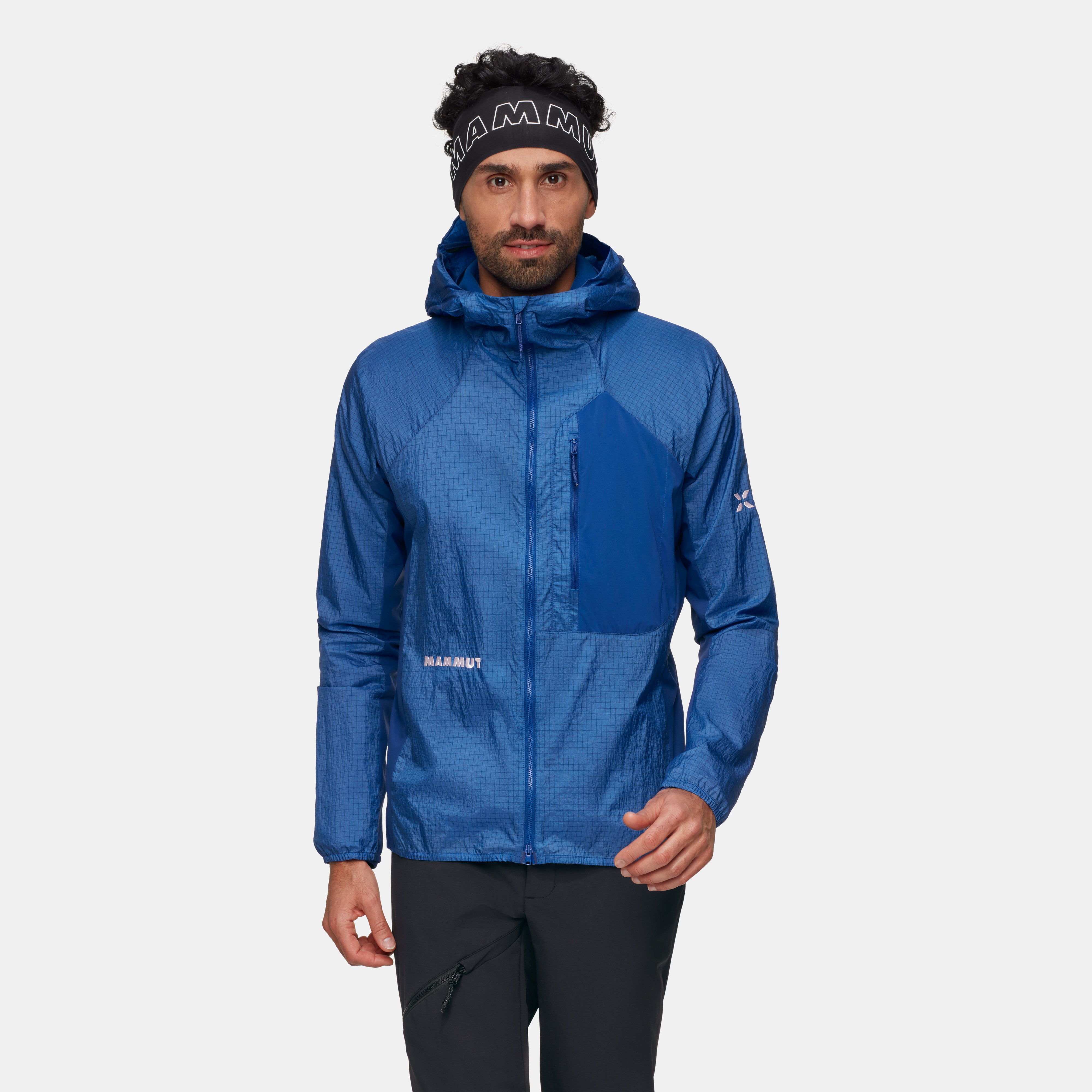 Mammut Eiger Nordwand Advanced WB Hooded Jacket Men, eiger blue - Eiger blue