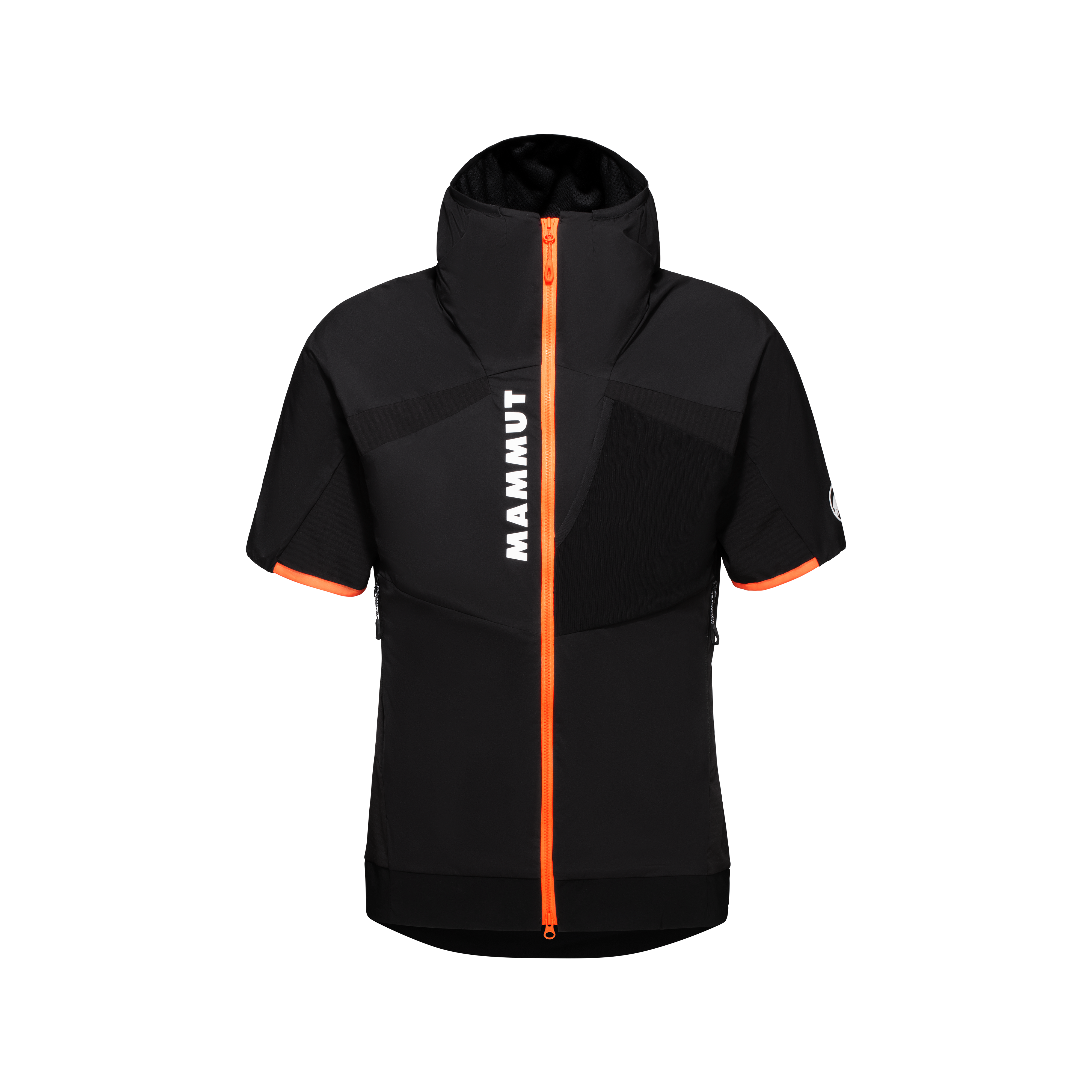 Aenergy IN Hybrid Hooded Vest Men - black-vibrant orange, XL thumbnail