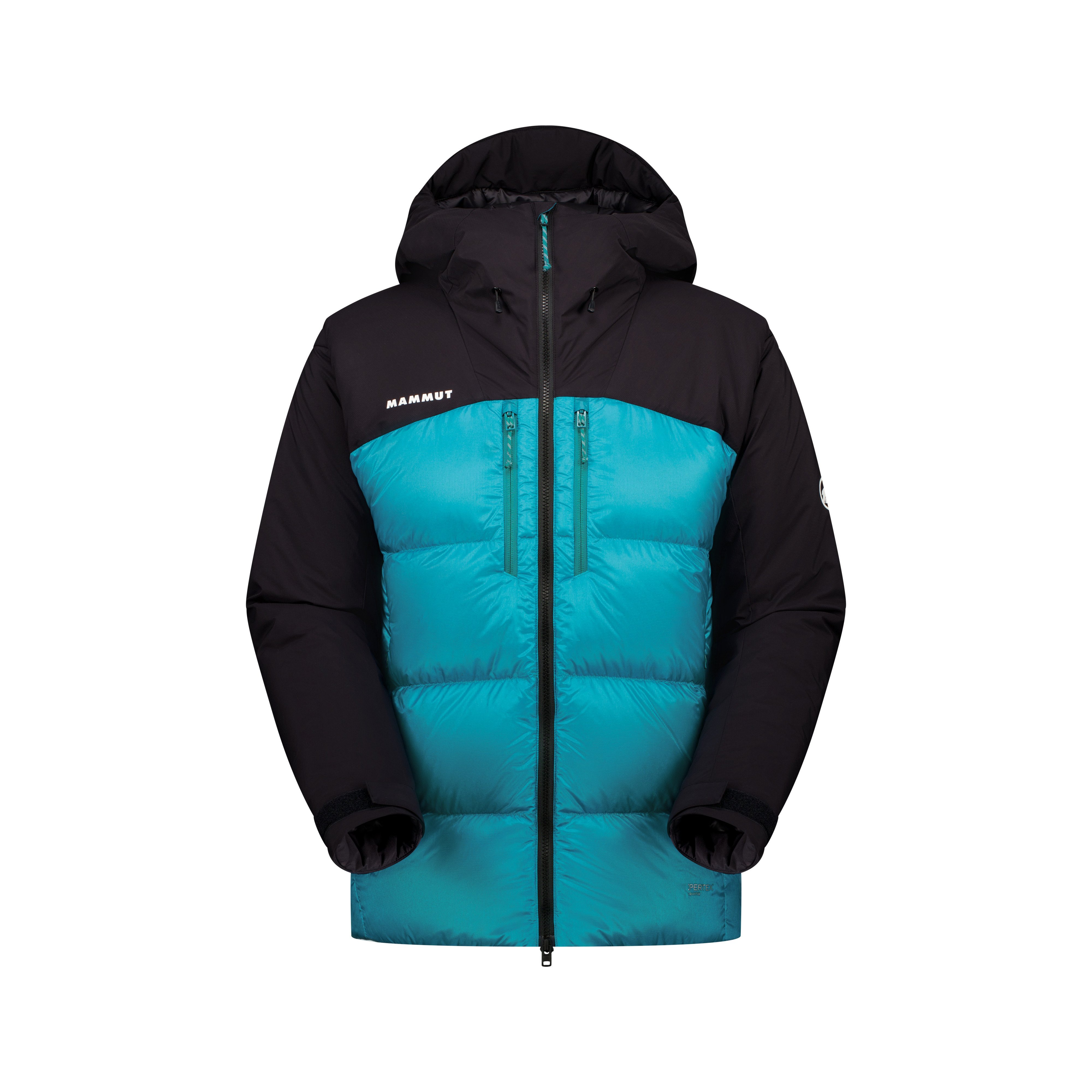 Mammut Gravity Pro IN Hooded Jacket AF Men - Black/Vin-black/Dark sand-black/Aura-black/Deep teal-black/Deep ice-black/Glacier blue-black - Thumbnail
