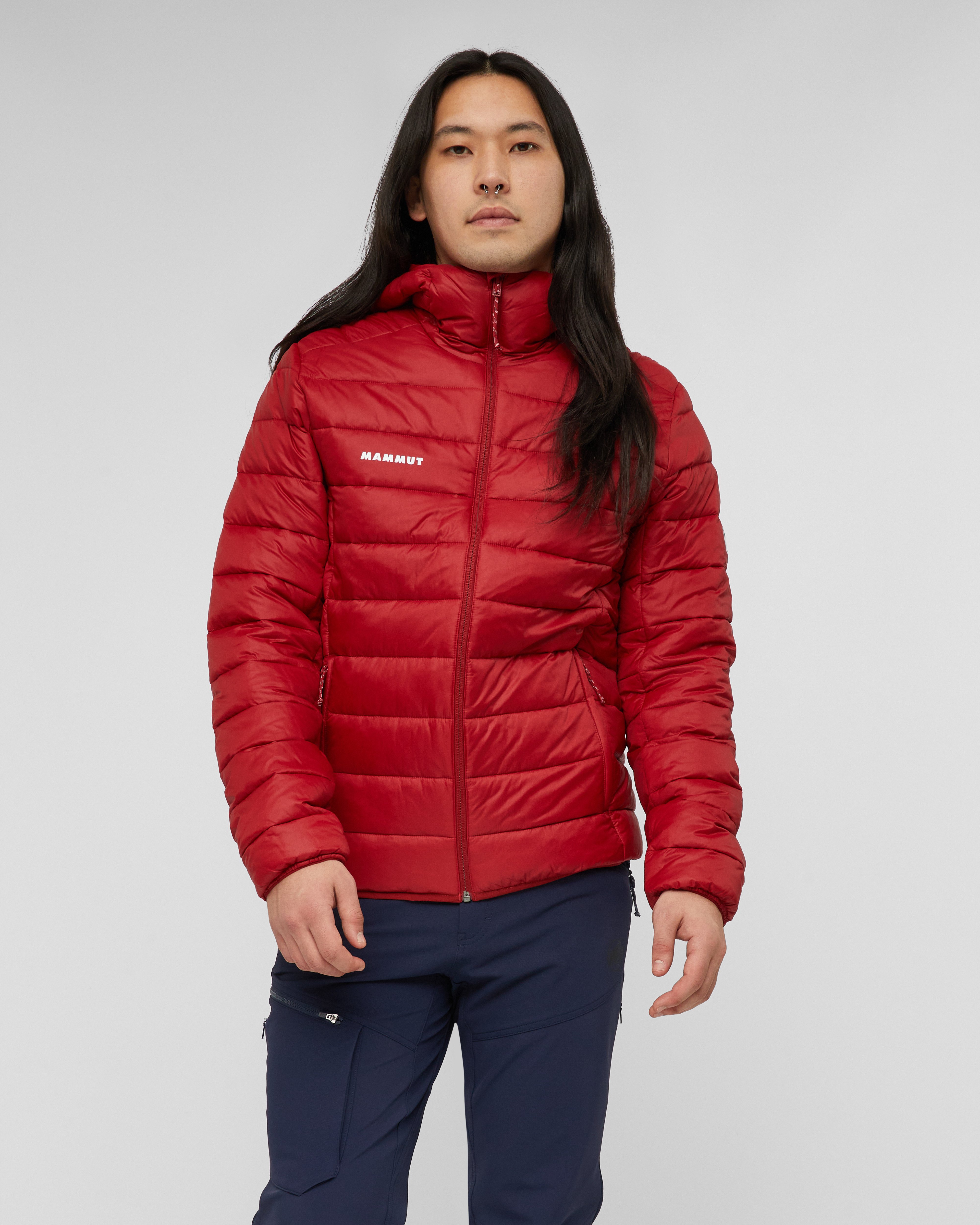 Mammut Crag IN Hooded Jacket Men, dark mammut red - Dark mammut red - Model front view
