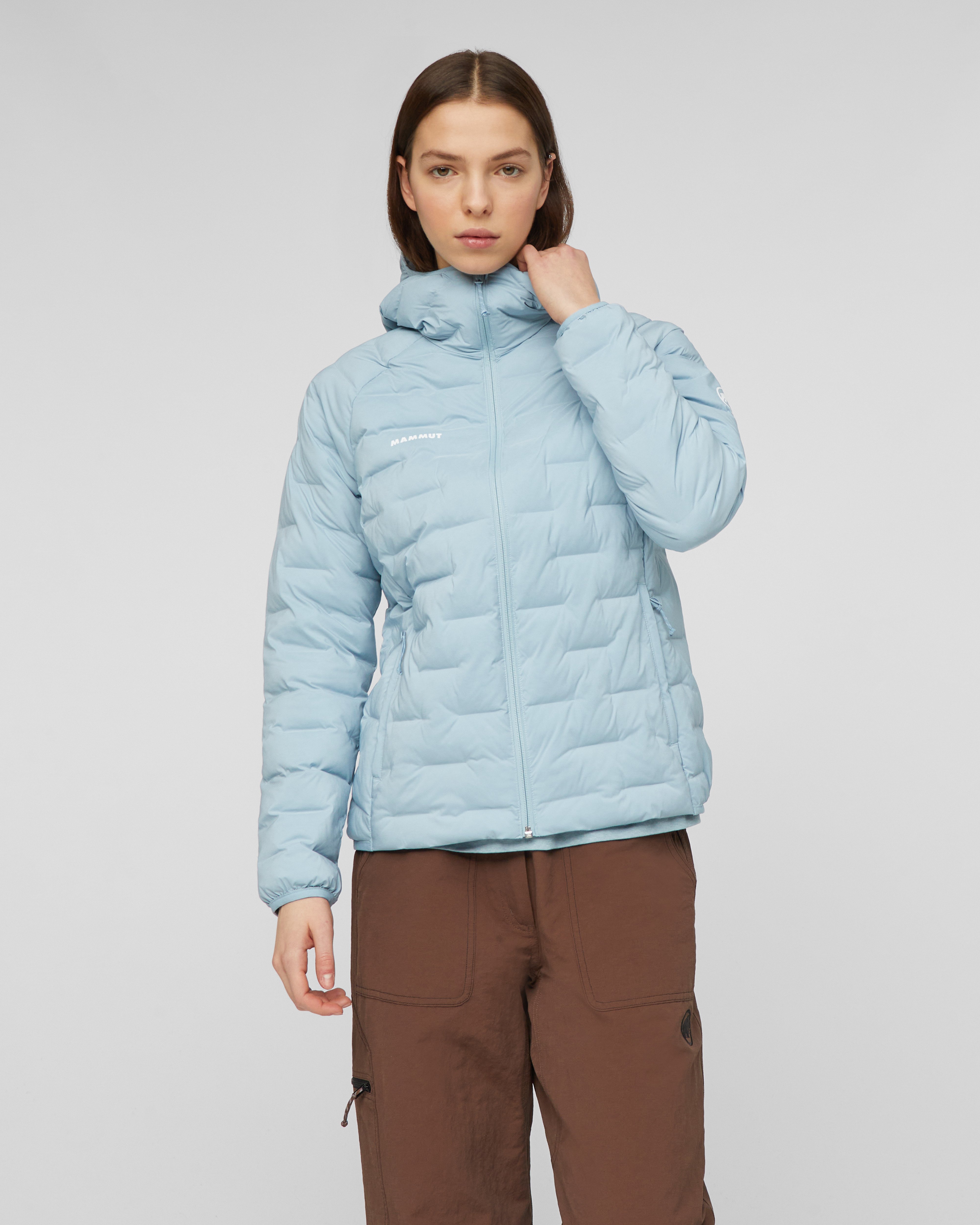Mammut Sender IN Hooded Jacket Women, nebla - Nebla - Model front view
