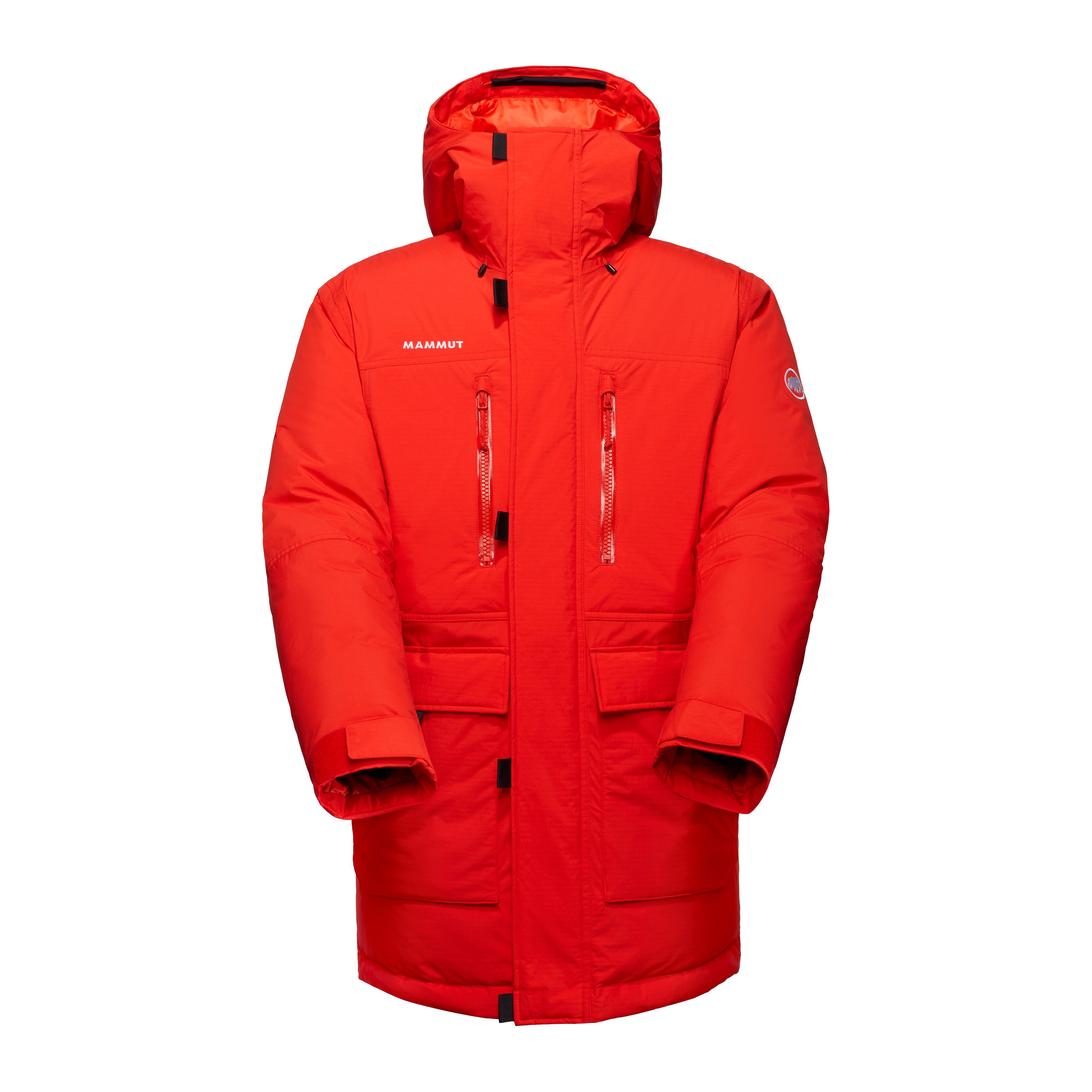 Mammut Arctic IN Hooded Parka Men - Black/Mammut red/Marine/Glacier blue-black - Thumbnail