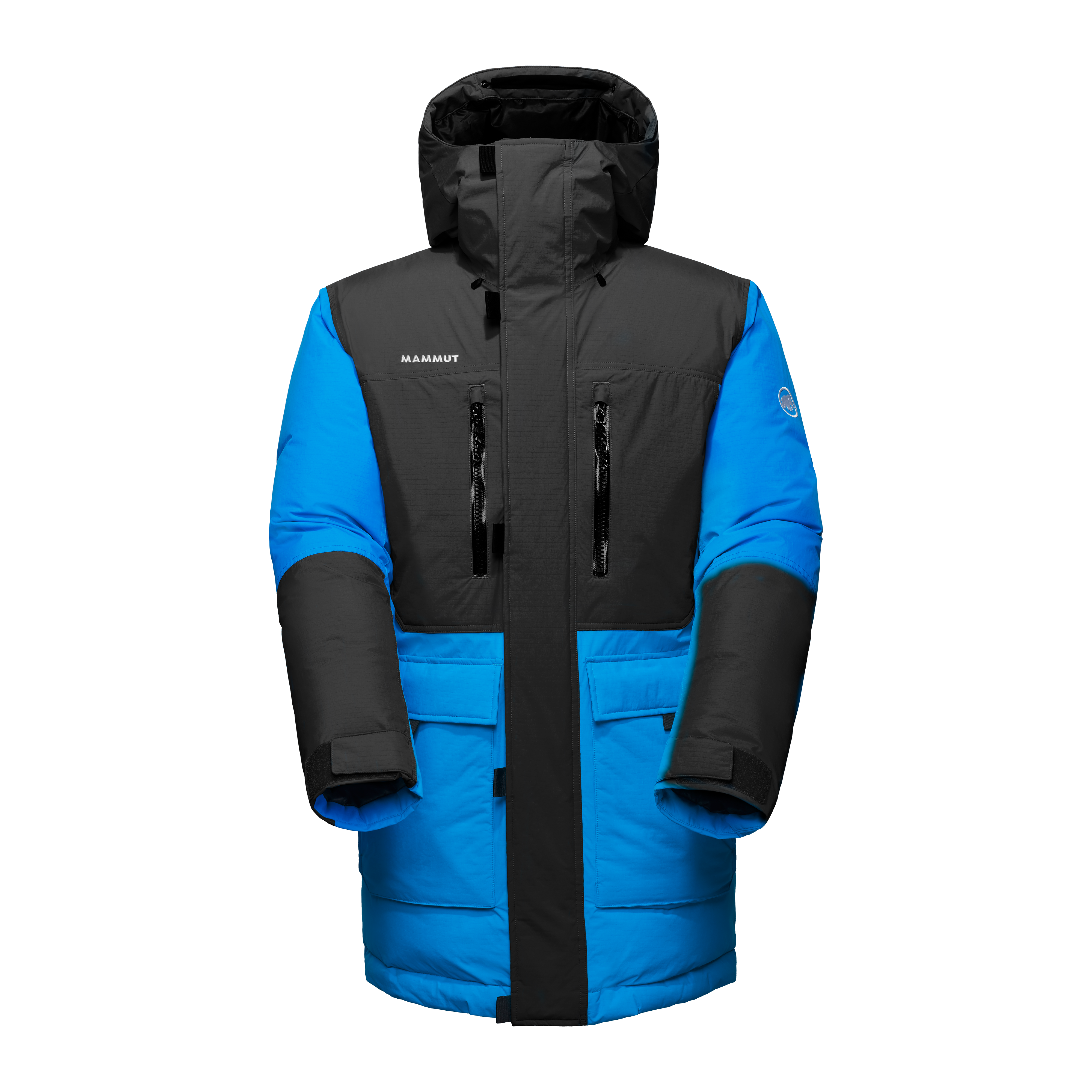 Mammut Arctic IN Hooded Parka Men, glacier blue-black - Glacier blue-black - Thumbnail