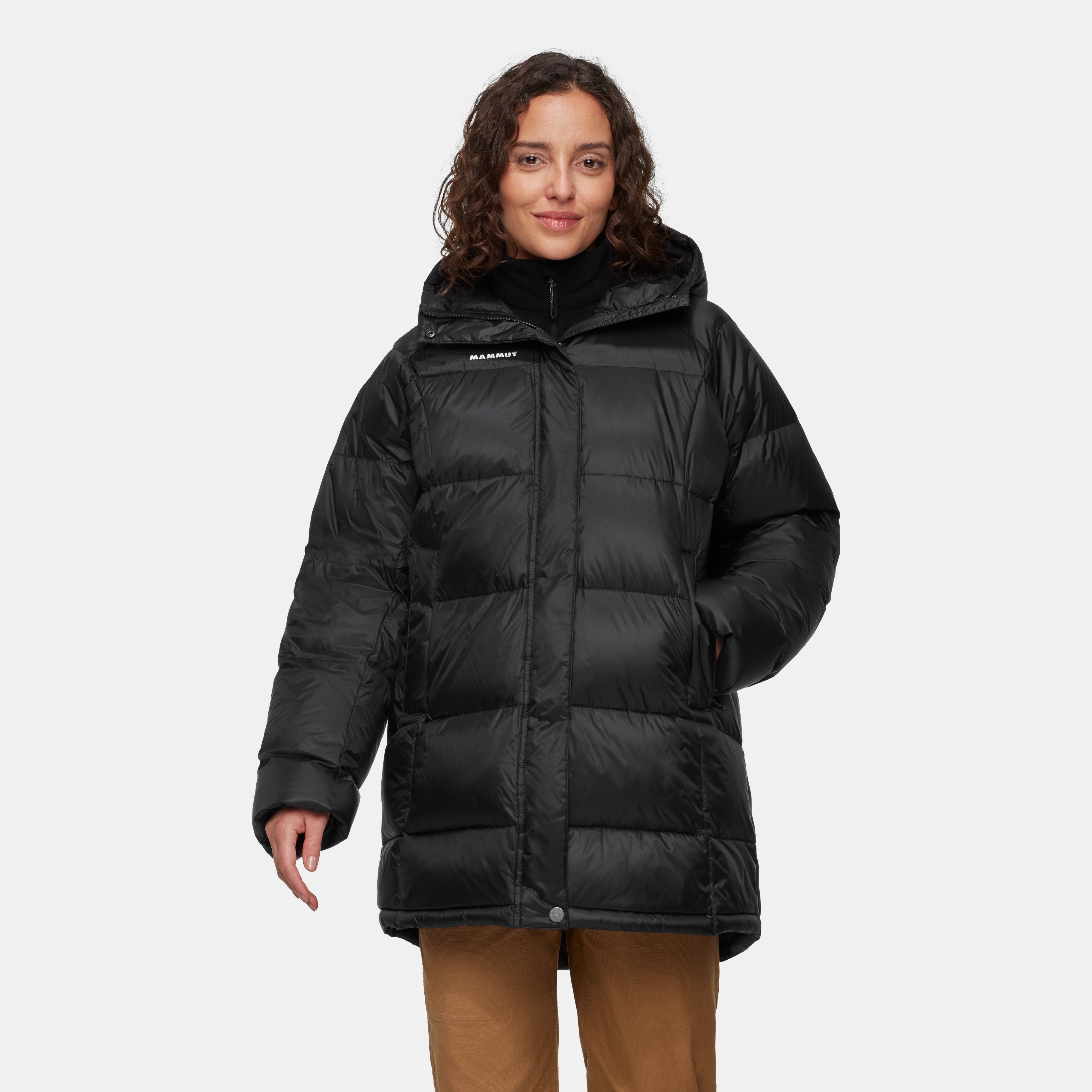 Mammut Glacier Glow IN Hooded Parka Women, black - Black