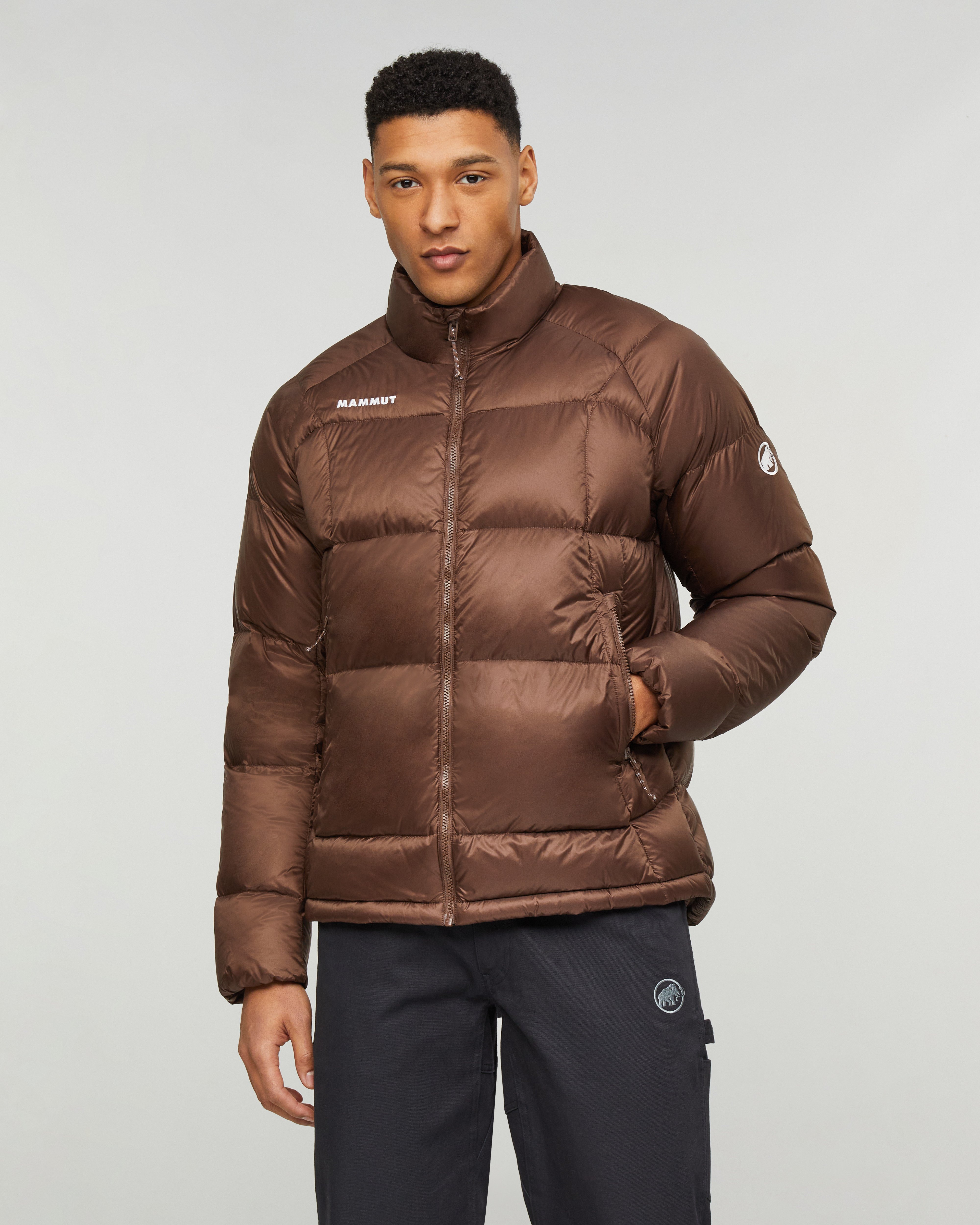 Mammut Glacier Glow IN Jacket Men, soil - Soil - Model front view