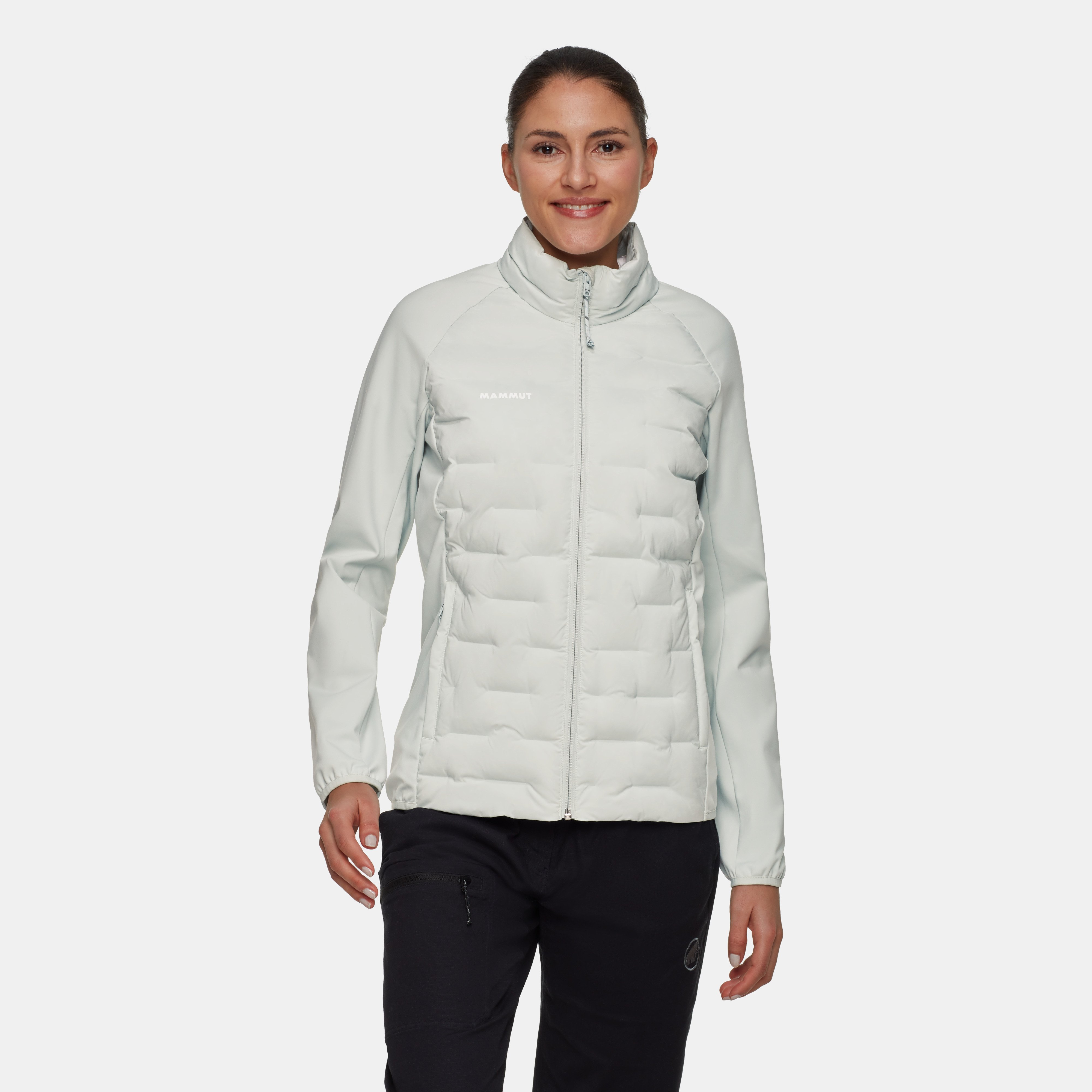 Mammut Sender IN Hybrid Jacket Women, silver sage - Silver sage