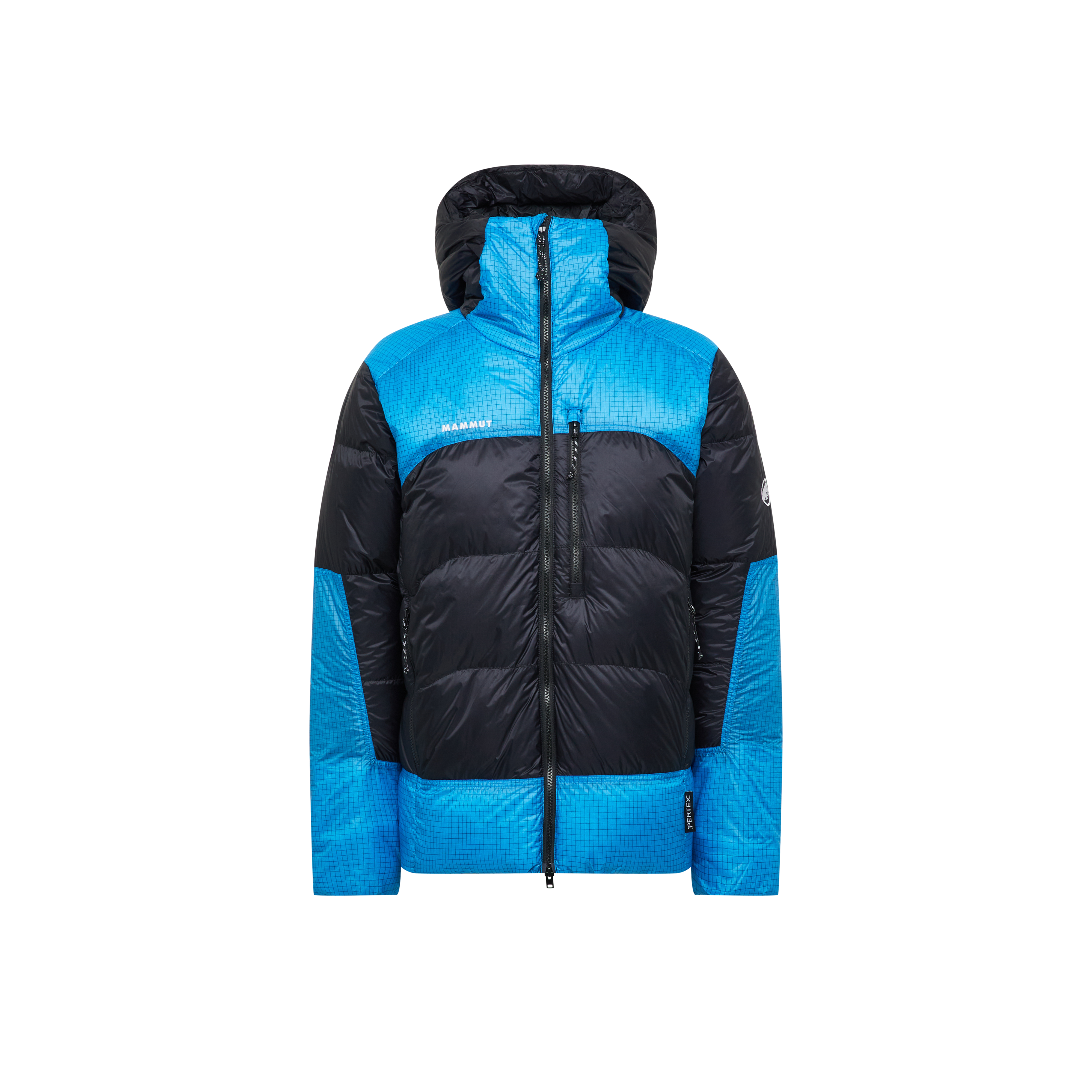 Mammut Taiss Pro Belay IN Hooded Jacket Men, black-glacier blue - Black-glacier blue