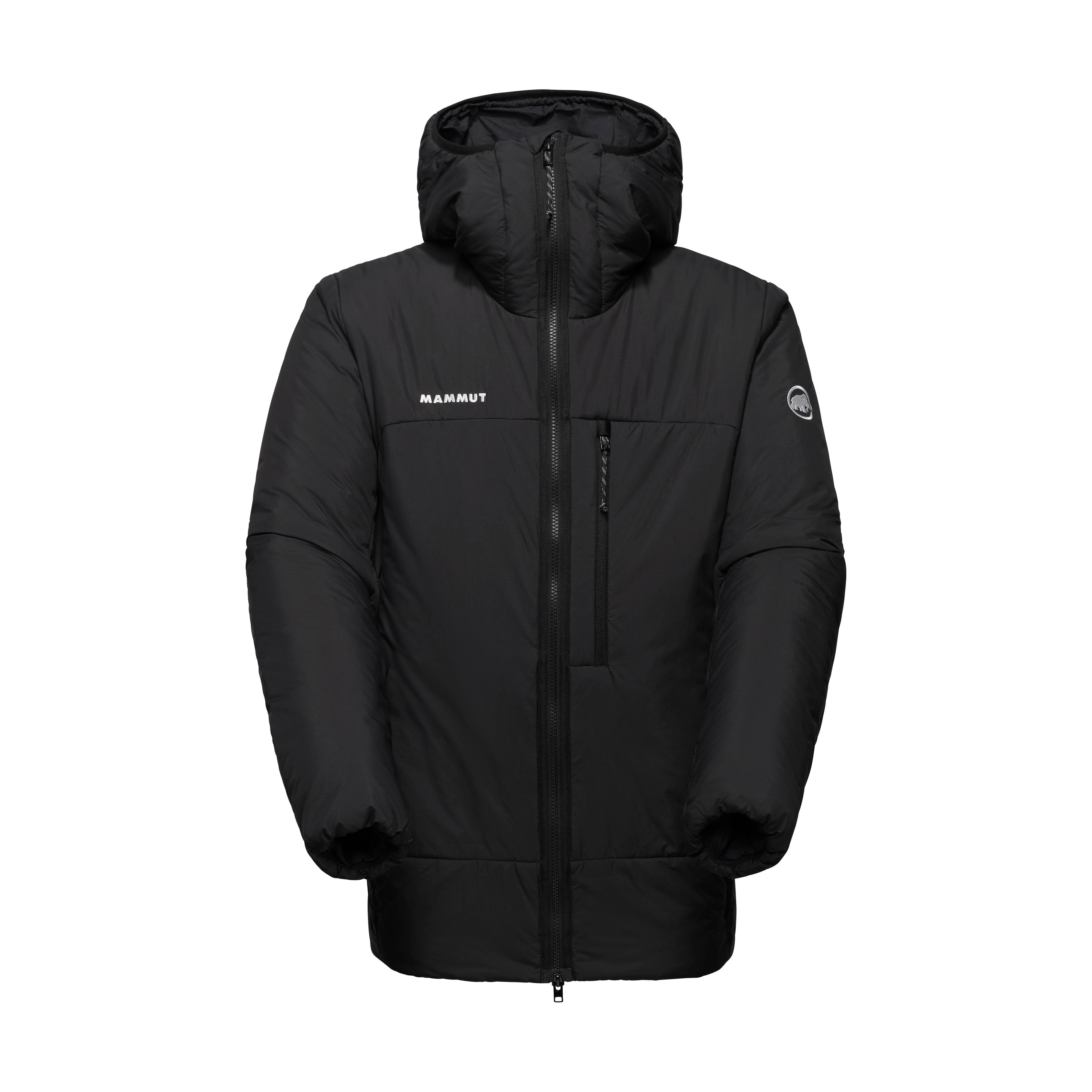 Mammut Rime Pro Belay IN Hooded Jacket Men, black - Black - Thumbnail