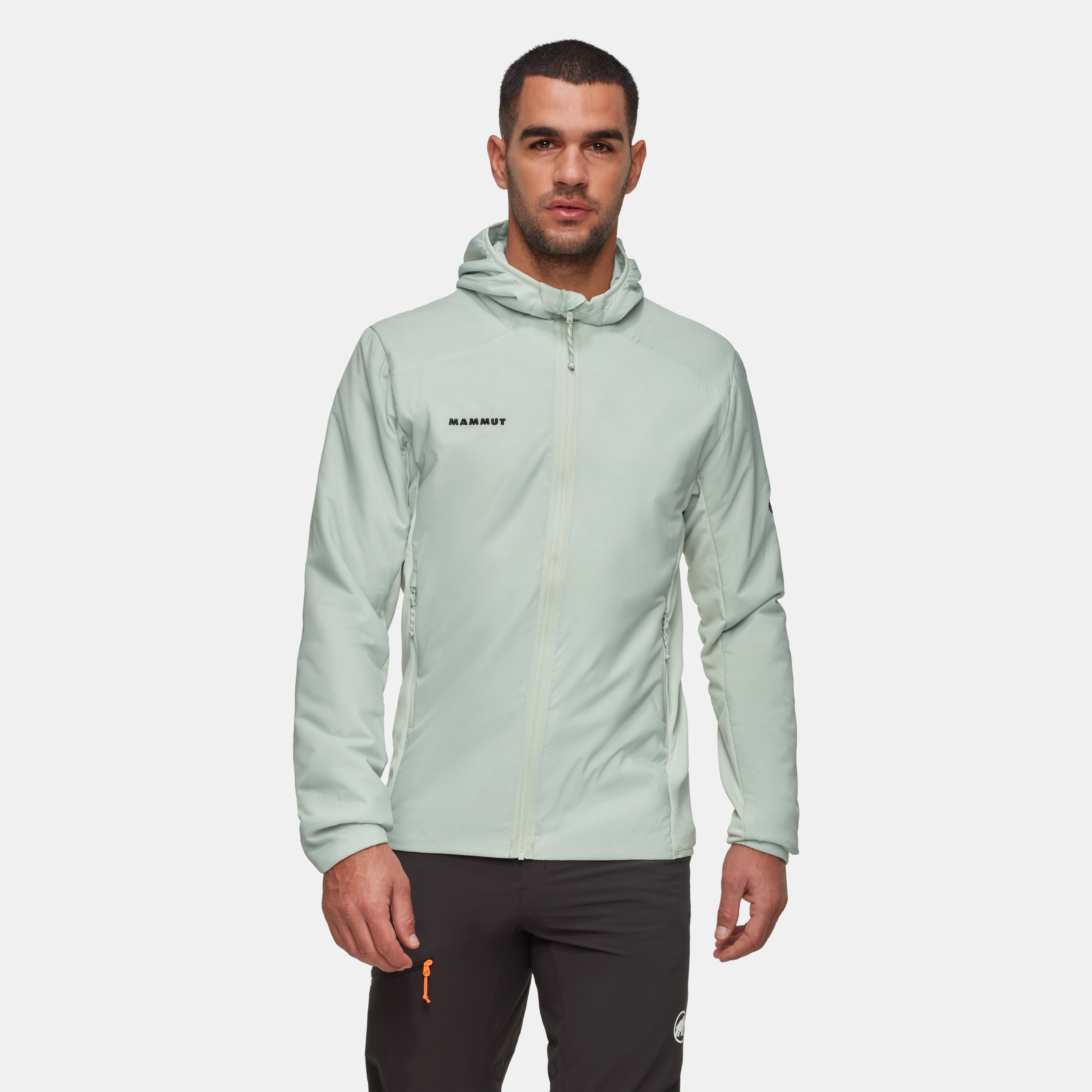 Mammut Rime Light IN Hybrid Hooded Jacket Men, silver sage - Silver sage