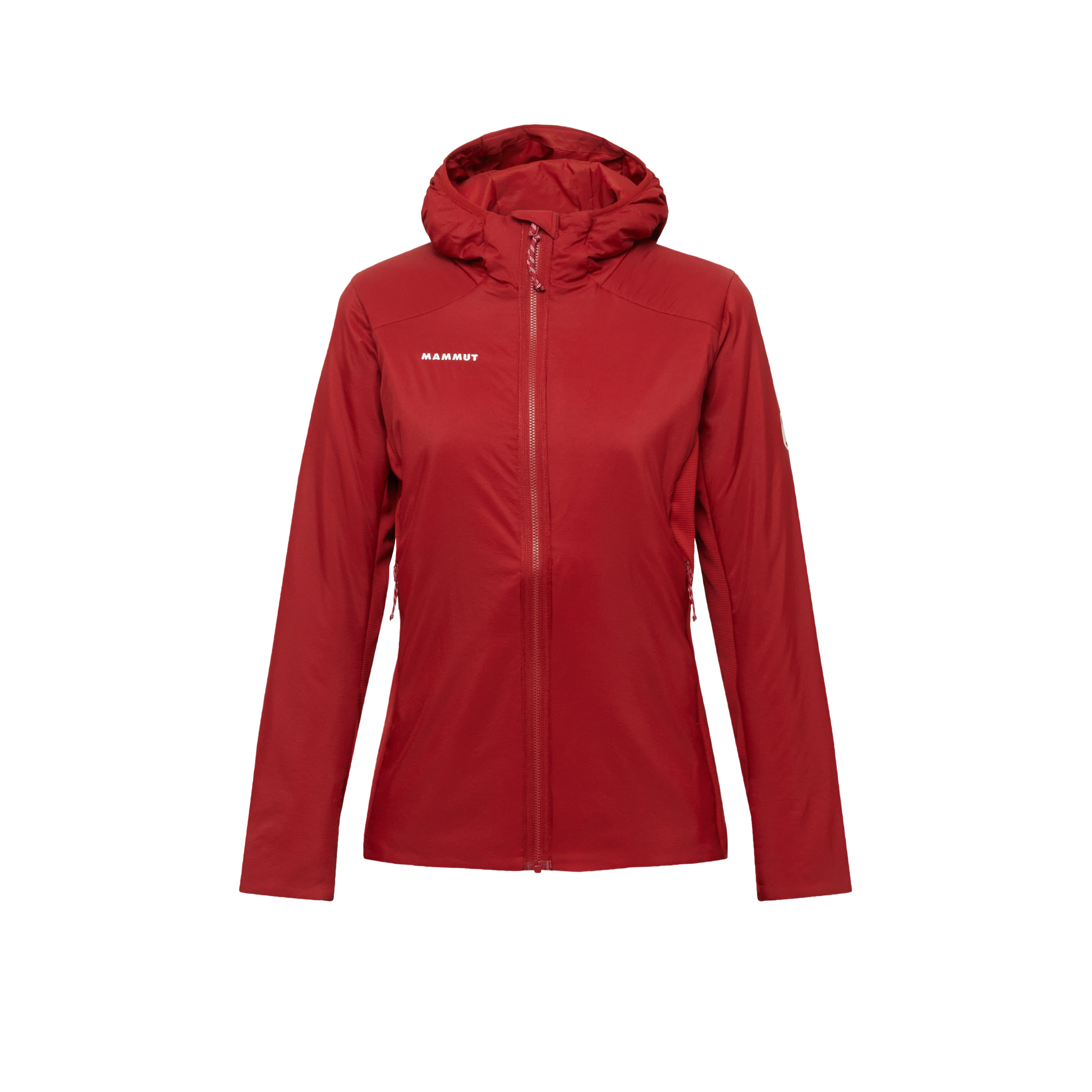 Mammut Rime Light IN Hybrid Hooded Jacket Women, dark mammut red - Dark mammut red