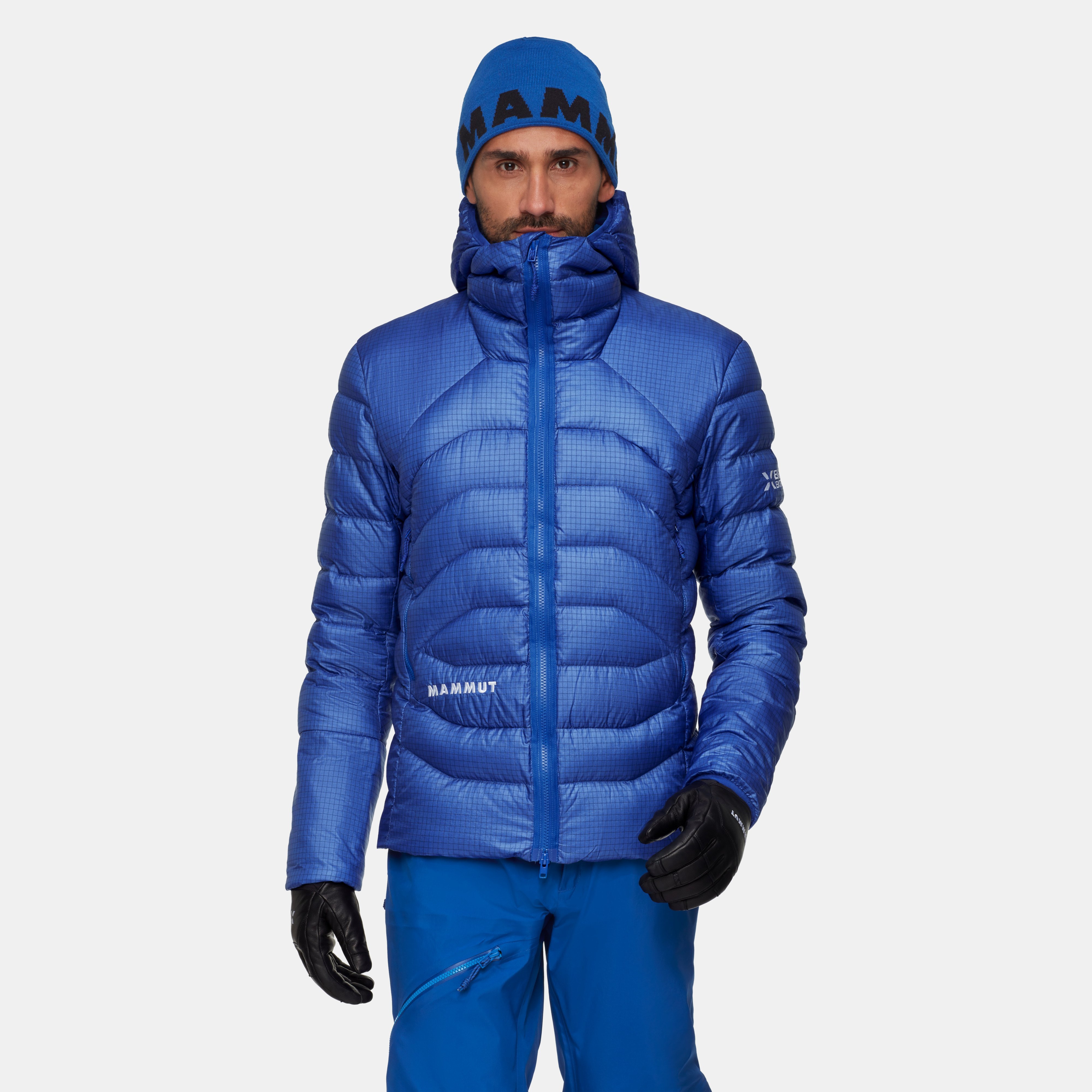 Mammut Eiger Nordwand Light Down IN Hooded Jacket Men - temp, eiger blue - Eiger blue