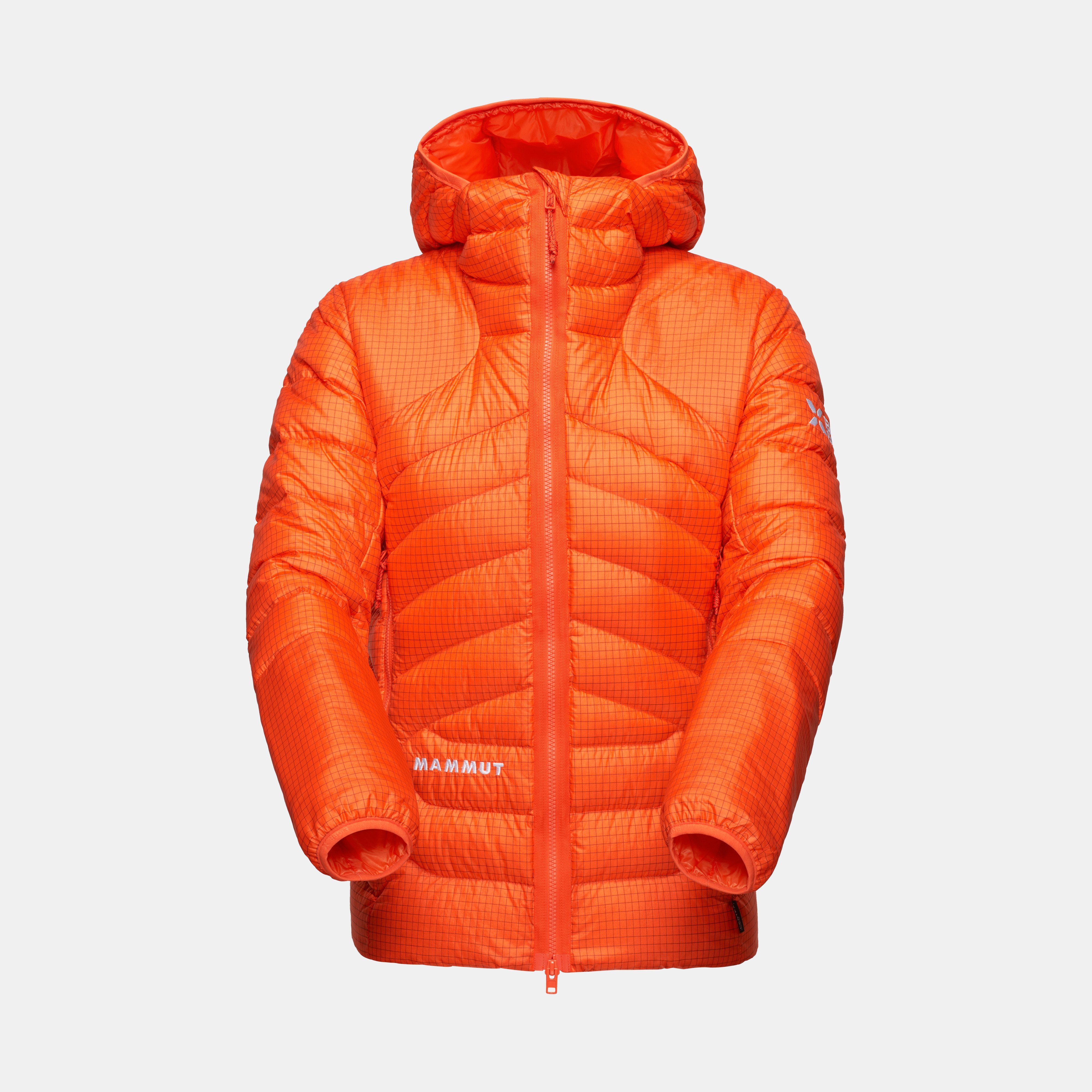 Mammut Eiger Nordwand Light Down IN Hooded Jacket Women, eiger orange - Eiger orange