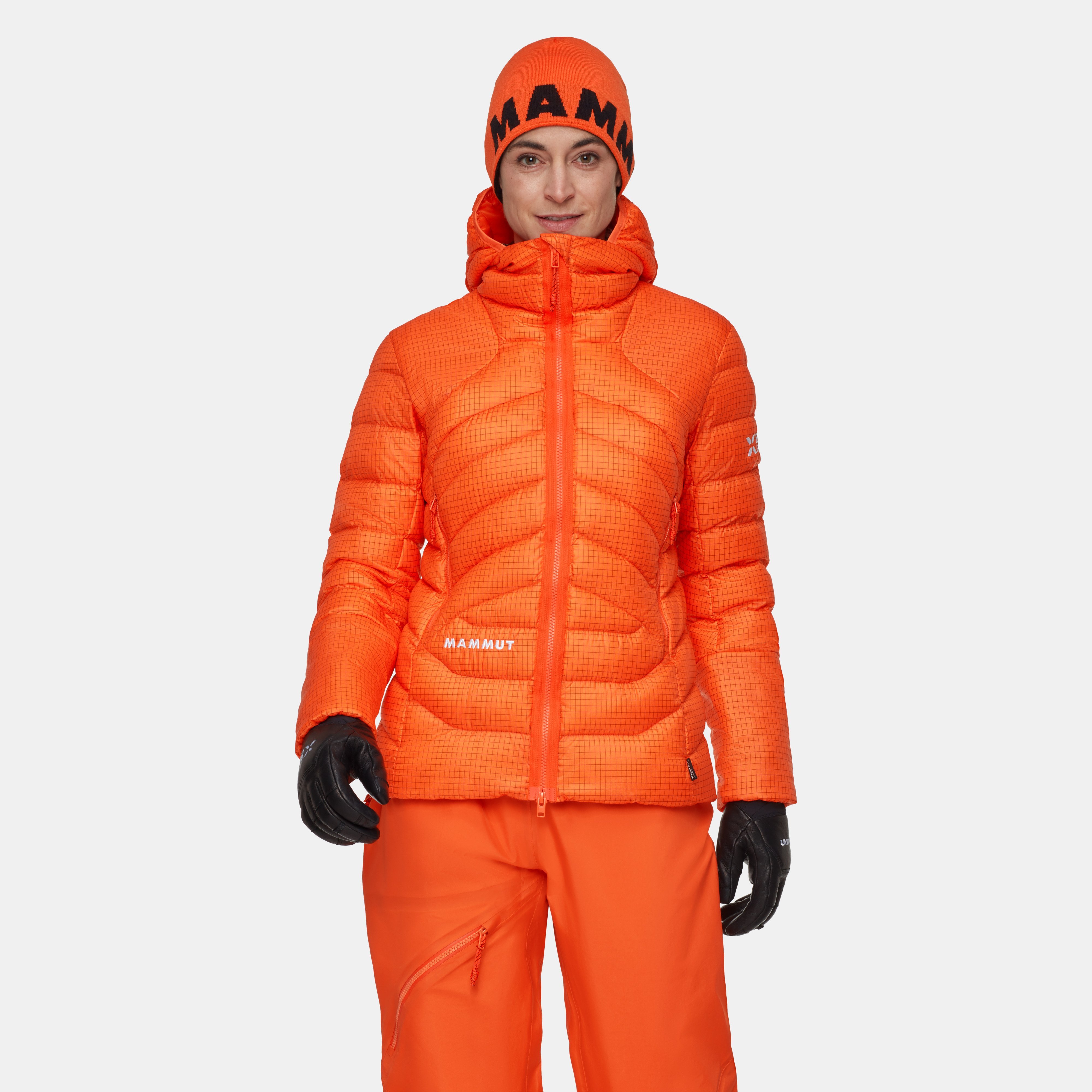 Mammut Eiger Nordwand Light Down IN Hooded Jacket Women, eiger orange - Eiger orange