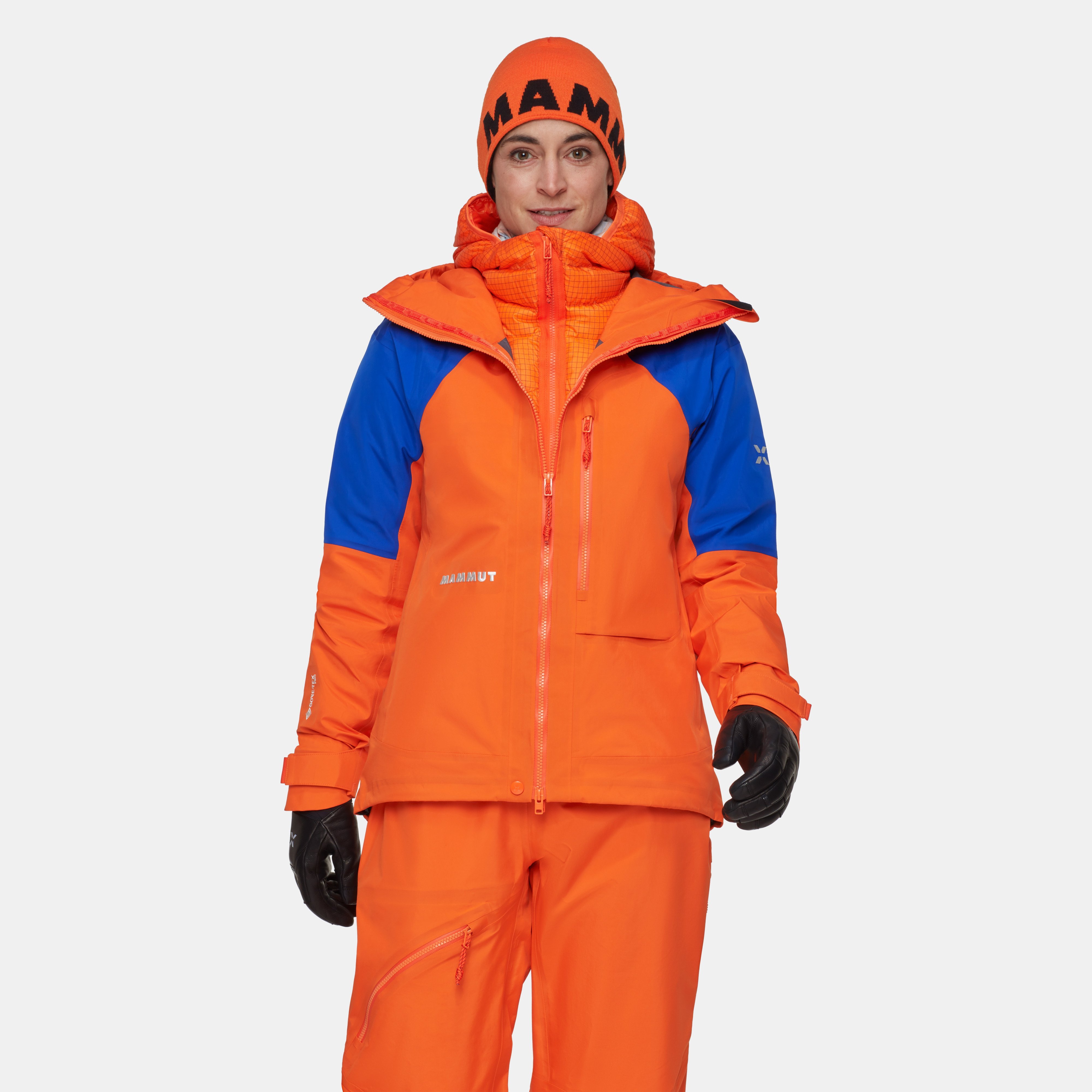 Mammut Eiger Nordwand Light Down IN Hooded Jacket Women, eiger orange - Eiger orange