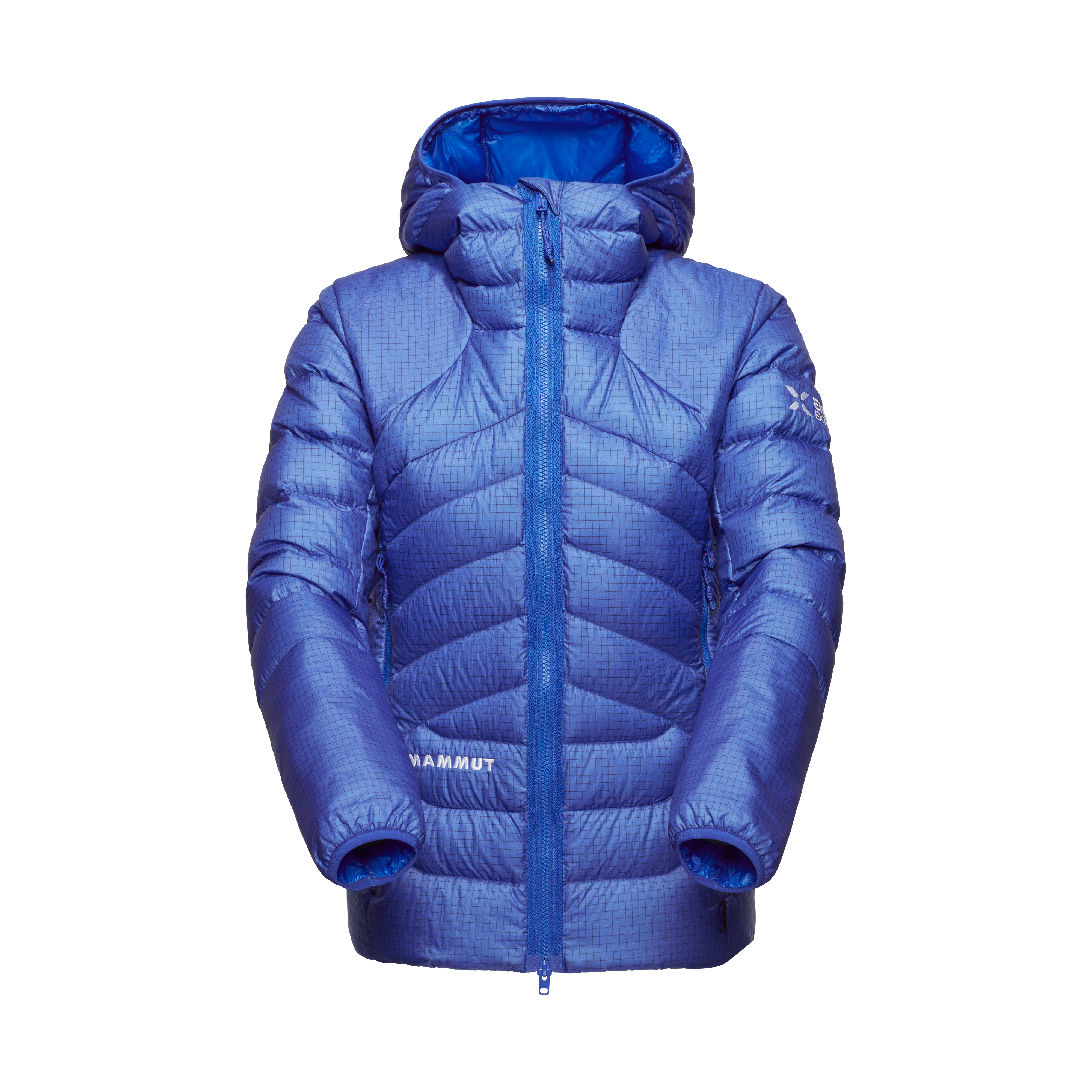 Mammut Eiger Nordwand Light Down IN Hooded Jacket Women - temp, eiger blue - Eiger blue - Thumbnail