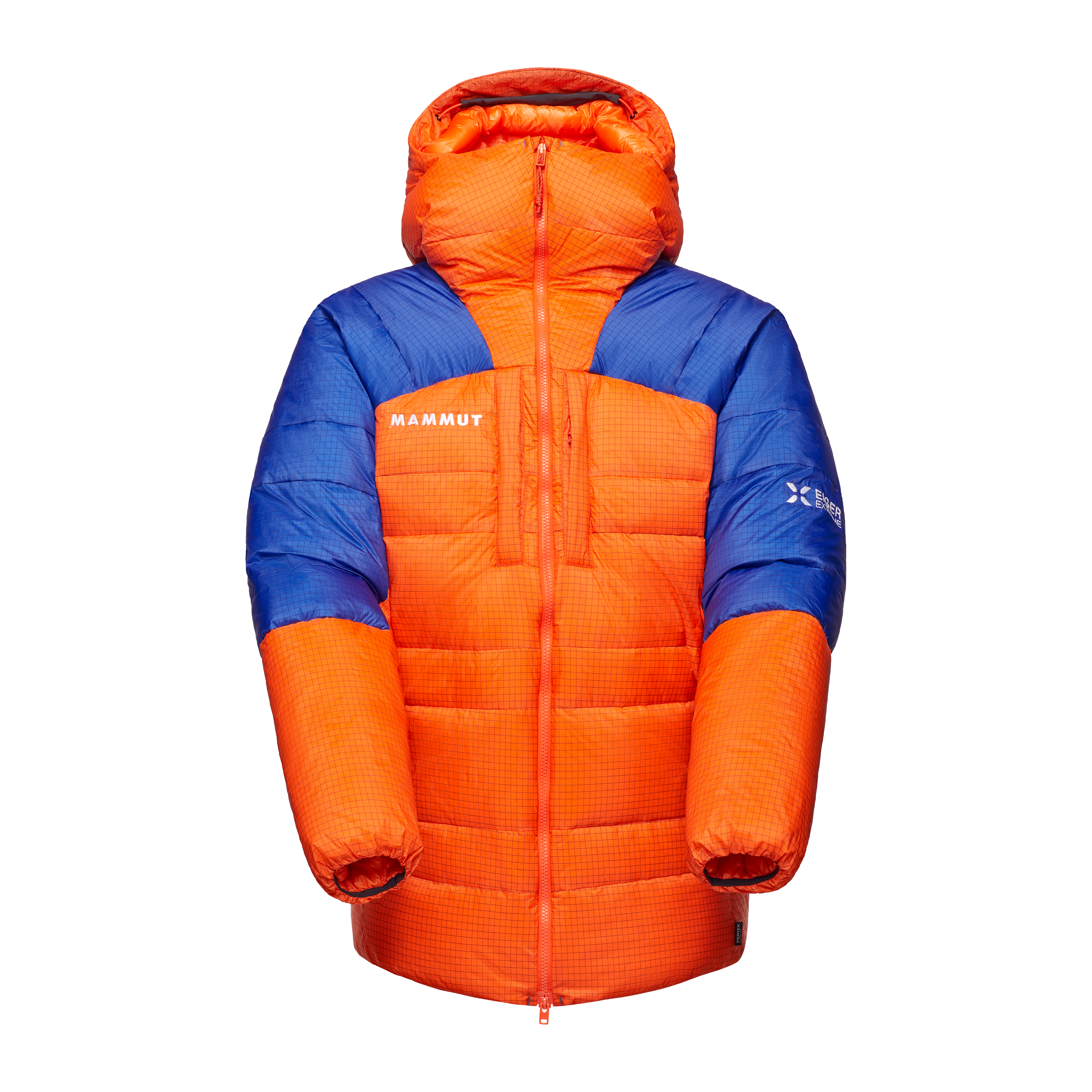 Mammut Eiger Nordwand Pro Down IN Hooded Parka Men, eiger orange-eiger blue - Eiger orange-eiger blue - Thumbnail