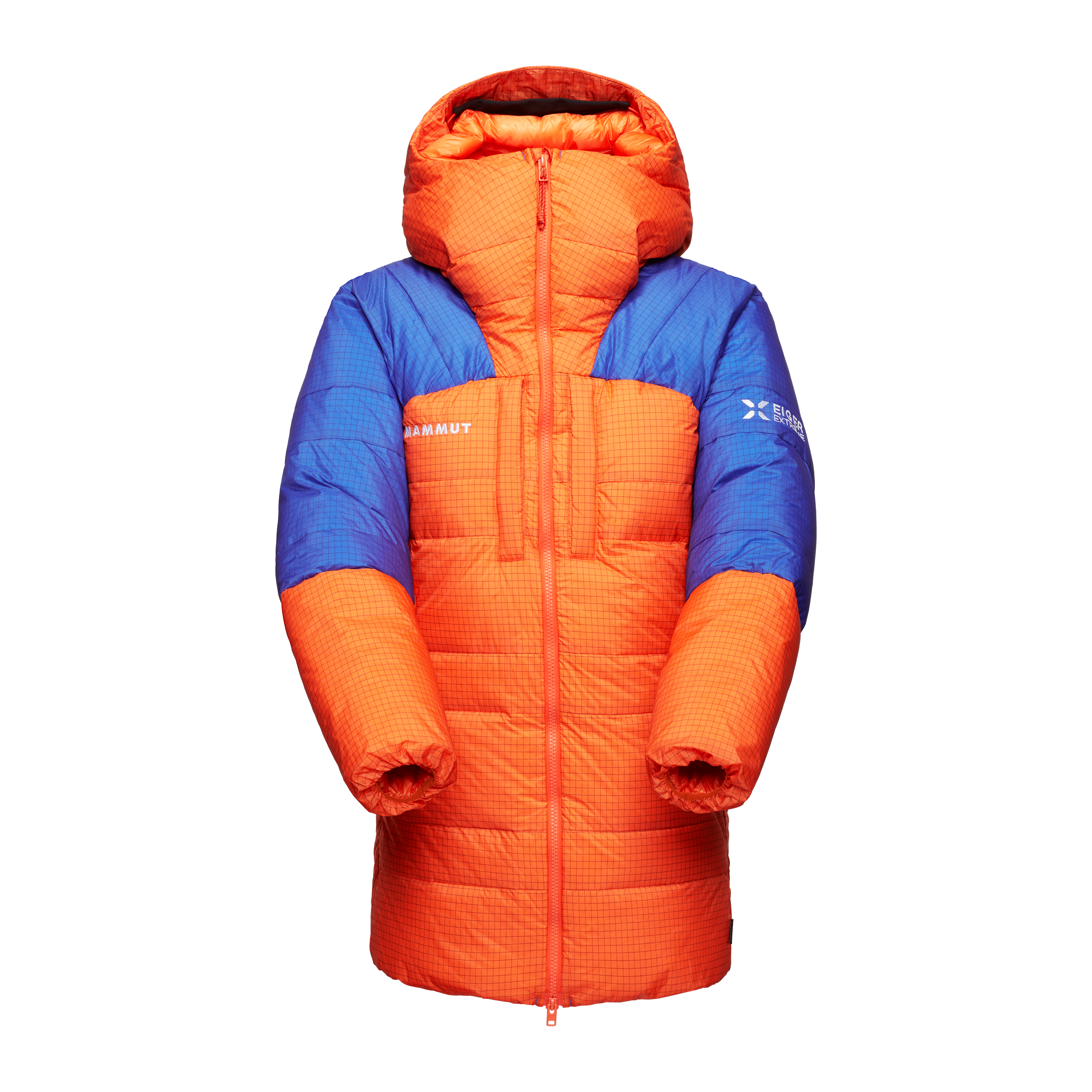 Mammut Eiger Nordwand Pro Down IN Hooded Parka Women, eiger orange-eiger blue - Eiger orange-eiger blue - Thumbnail