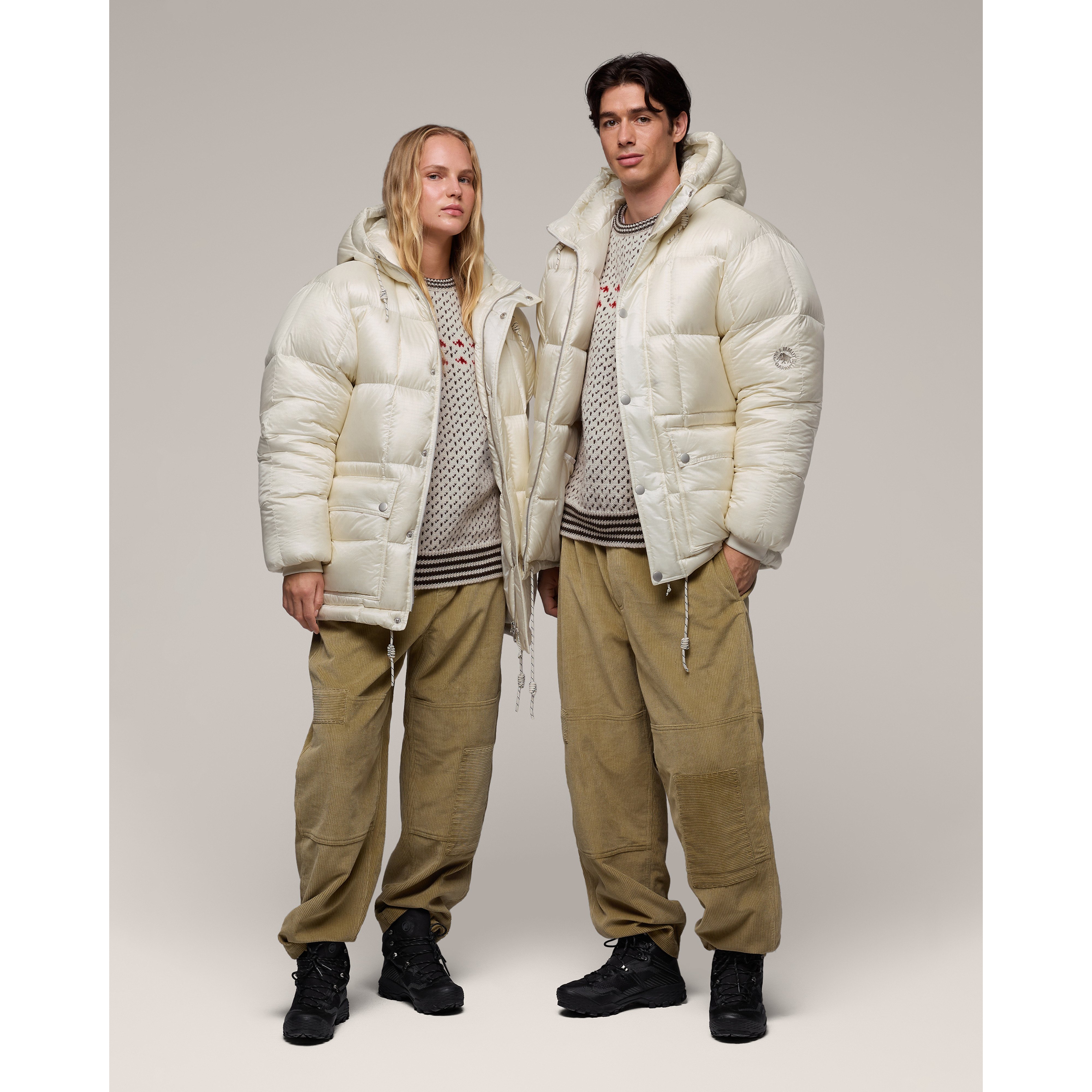 Mammut Mammut x Cabourn Direttissima IN Hooded Jacket, white stone - White stone