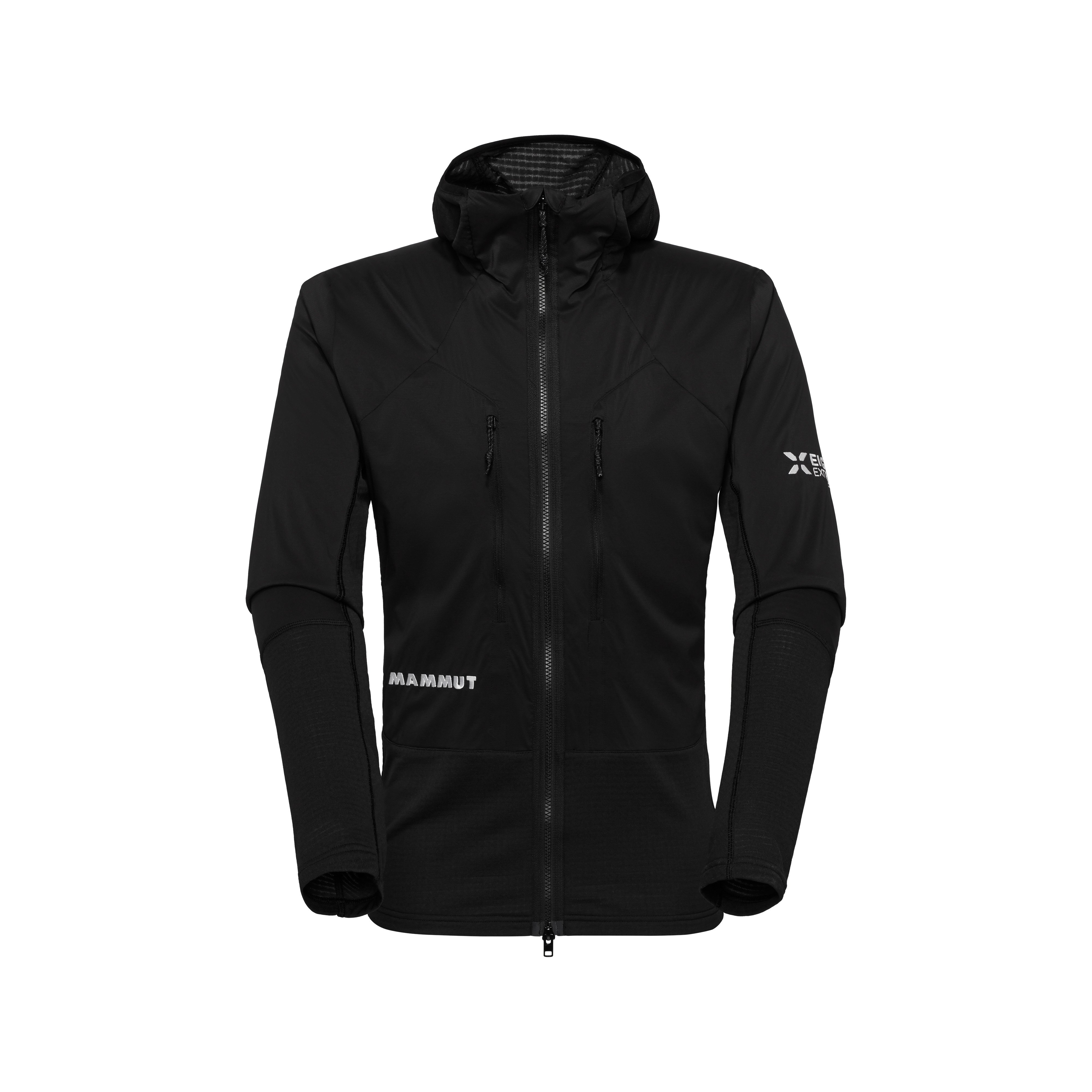 Mammut Eiger Nordwand IN Flex Air Hybrid Hooded Jacket Men - Black/Eiger blue - Thumbnail