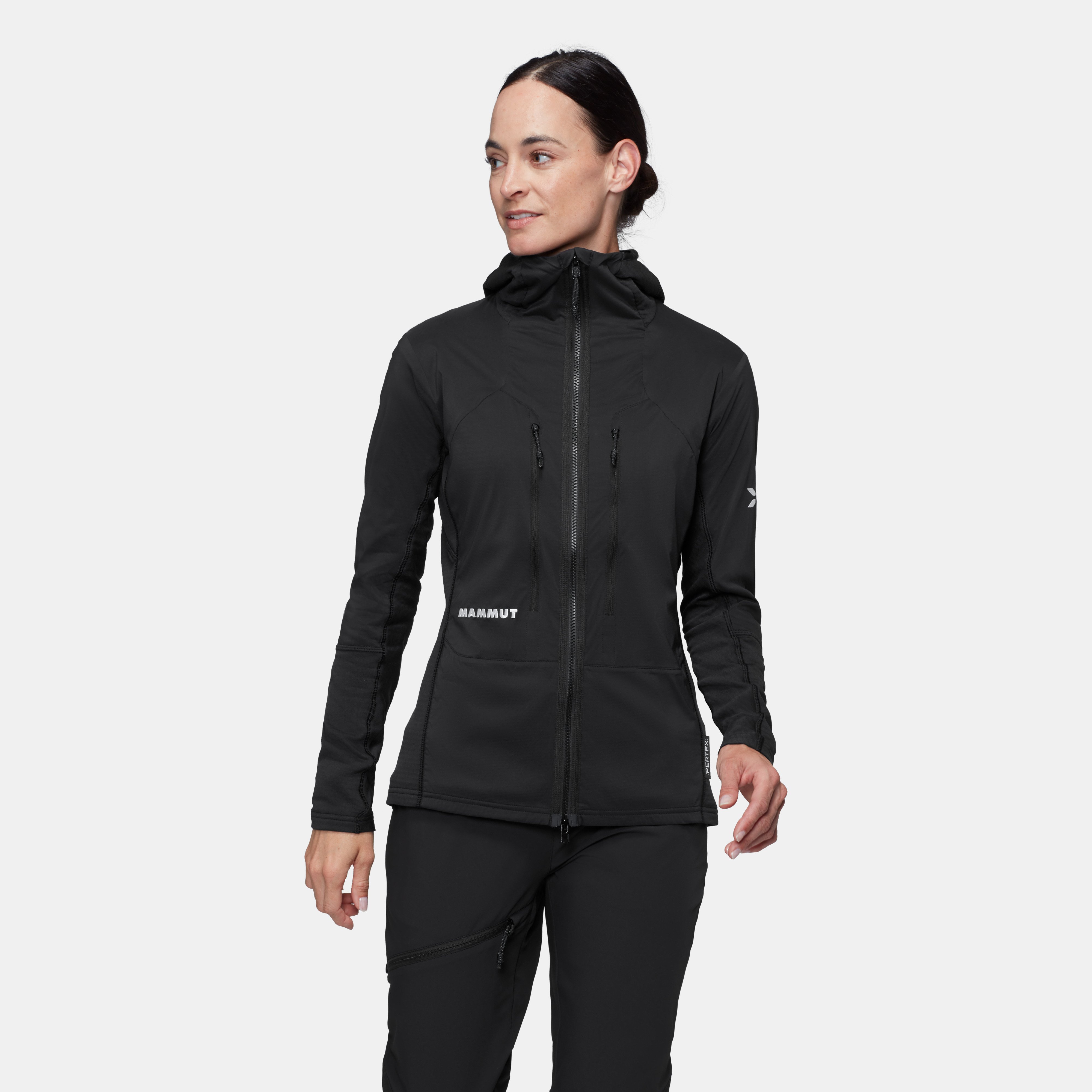 Mammut Eiger Nordwand IN Flex Air Hybrid Hooded Jacket Women, black - Black