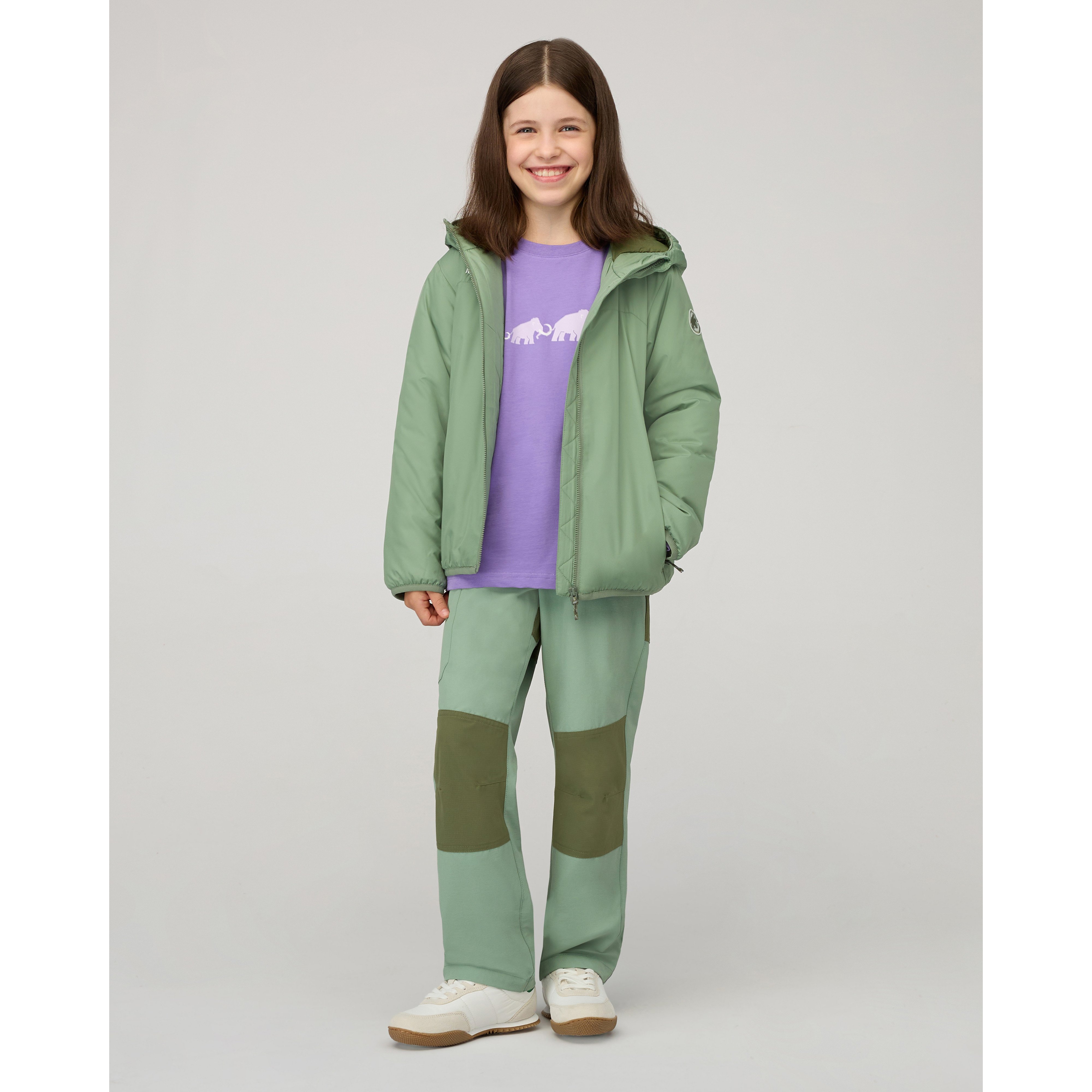 Mammut Rime IN Hooded Jacket Kids, willow - Willow