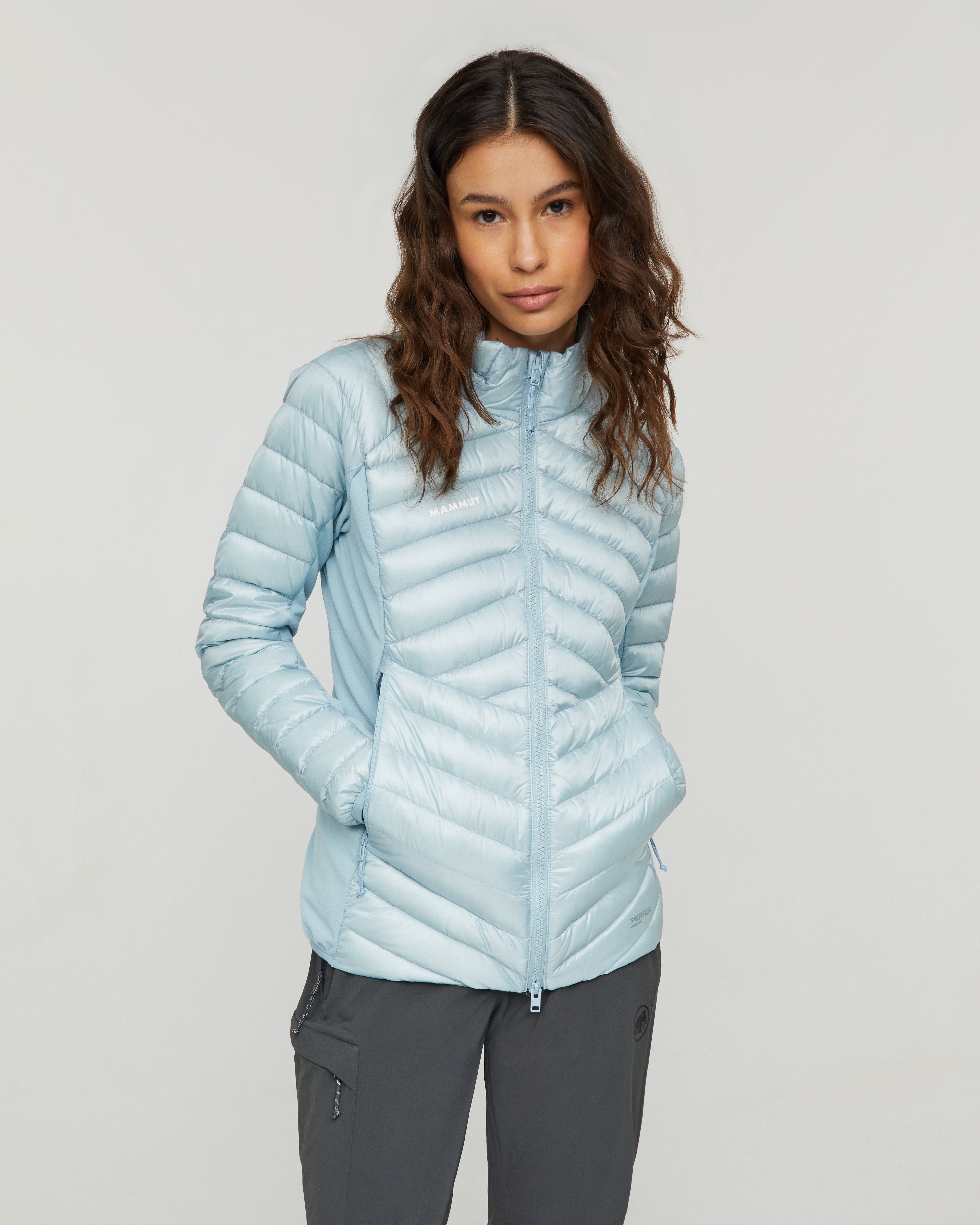 Mammut Broad Peak IN Hybrid Jacket Women, nebla - Nebla - Model front view