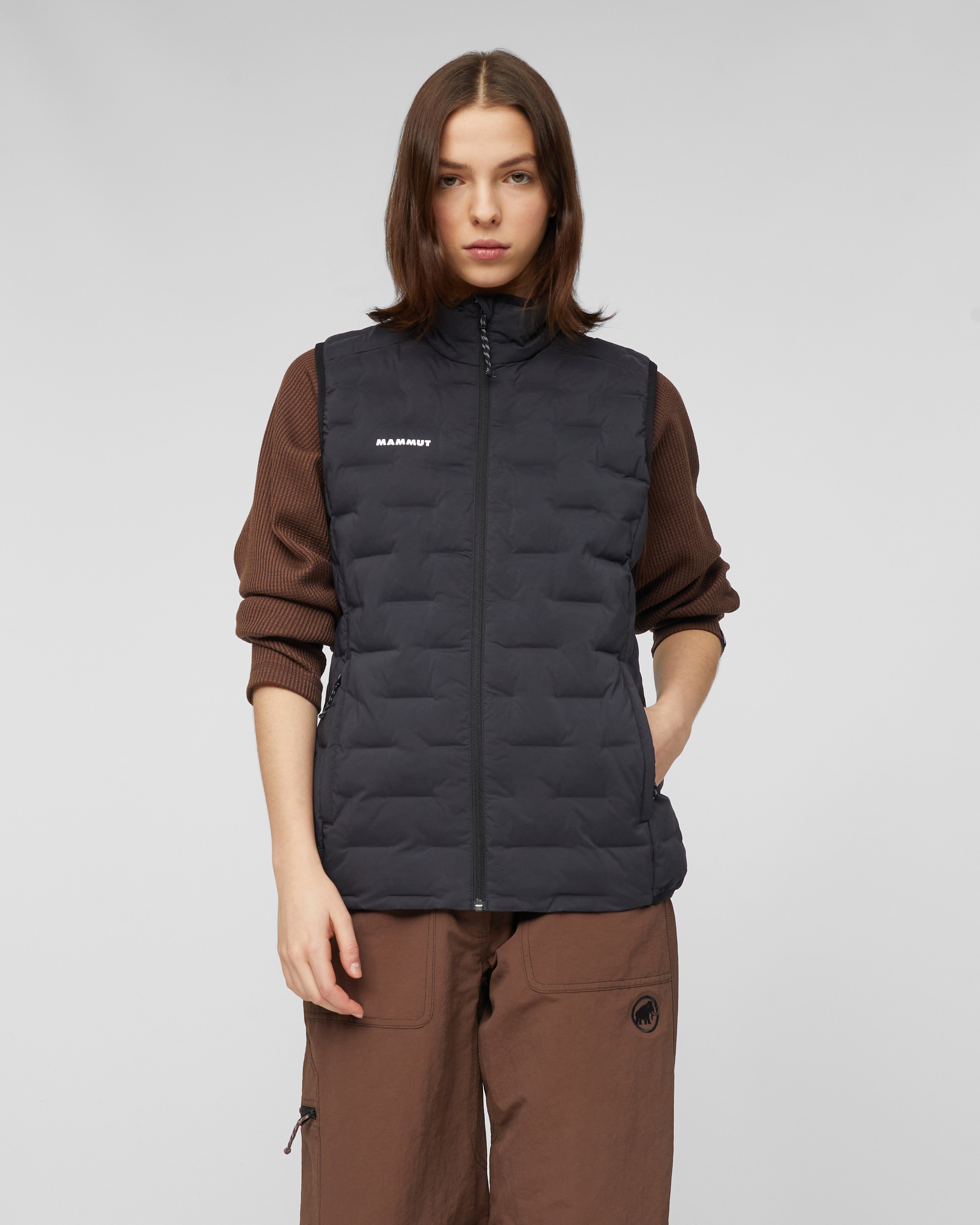 Mammut Sender IN Vest Women, black - Black - Model front view