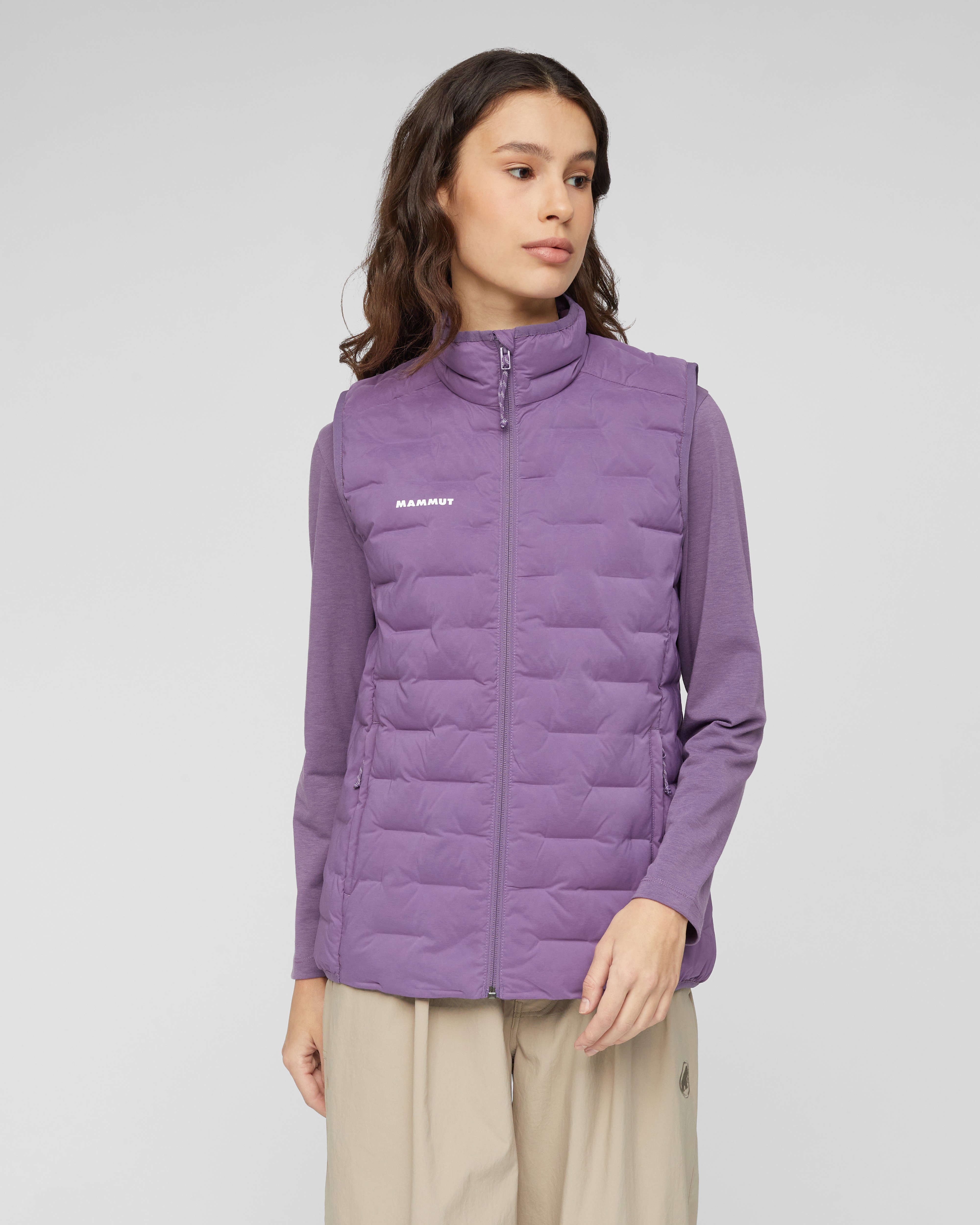 Mammut Sender IN Vest Women, paloja - Paloja - Model front view