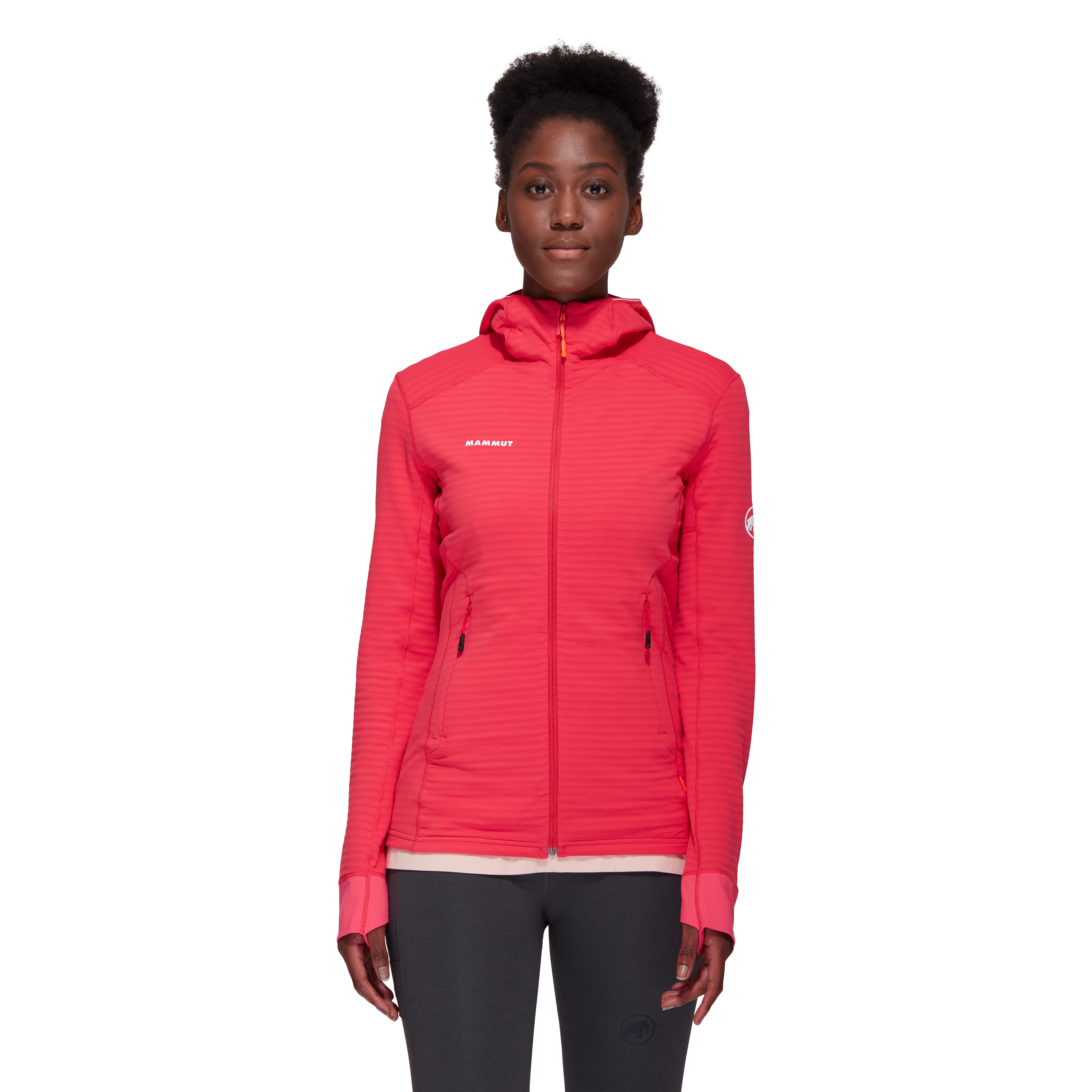 Mammut Aconcagua Light ML Hooded Jacket Women - sunset, XS - Sunset