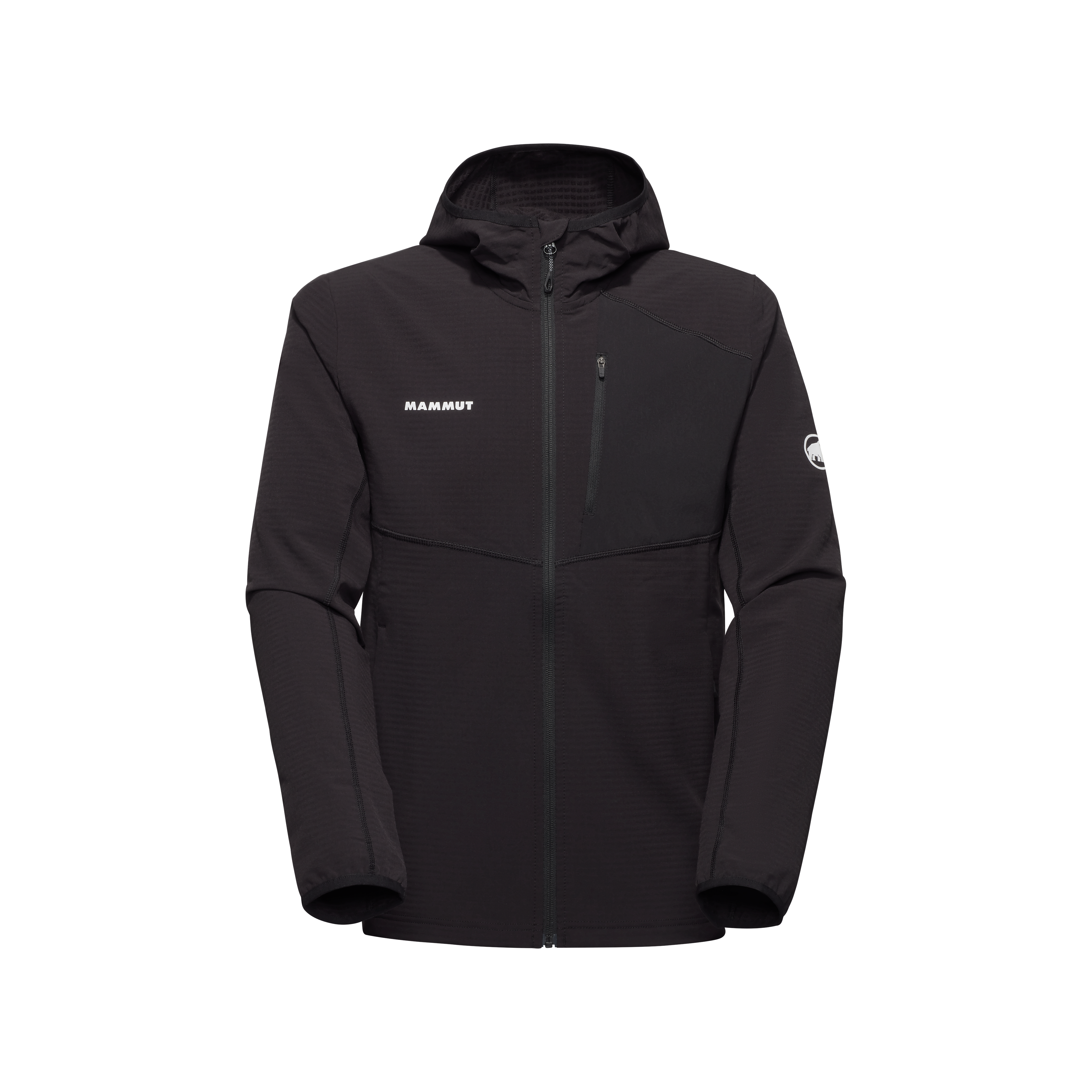 Madris Light ML Hooded Jacket Men, black thumbnail