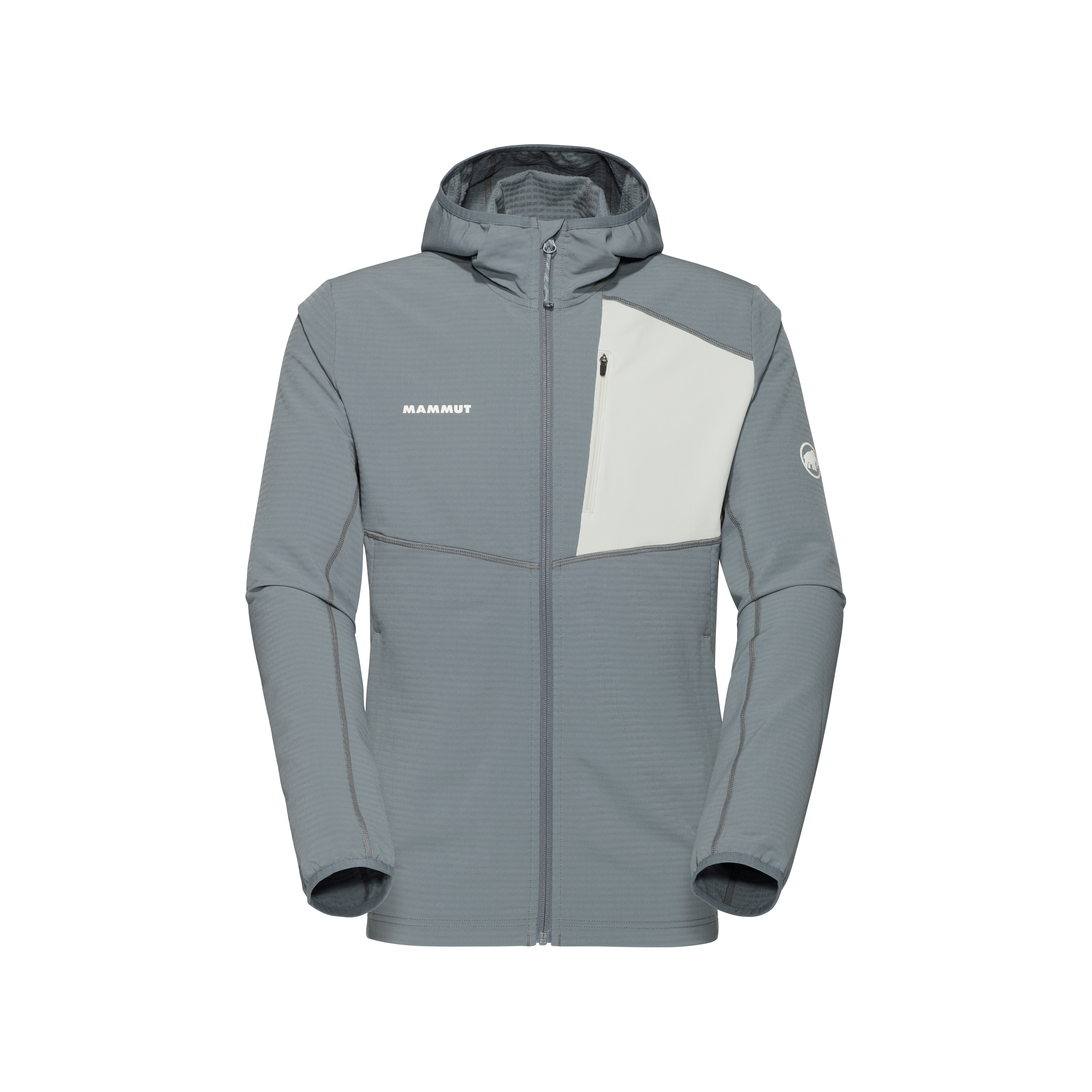 Mammut Madris Light ML Hooded Jacket Men, strata-silver sage - Strata-silver sage - Thumbnail
