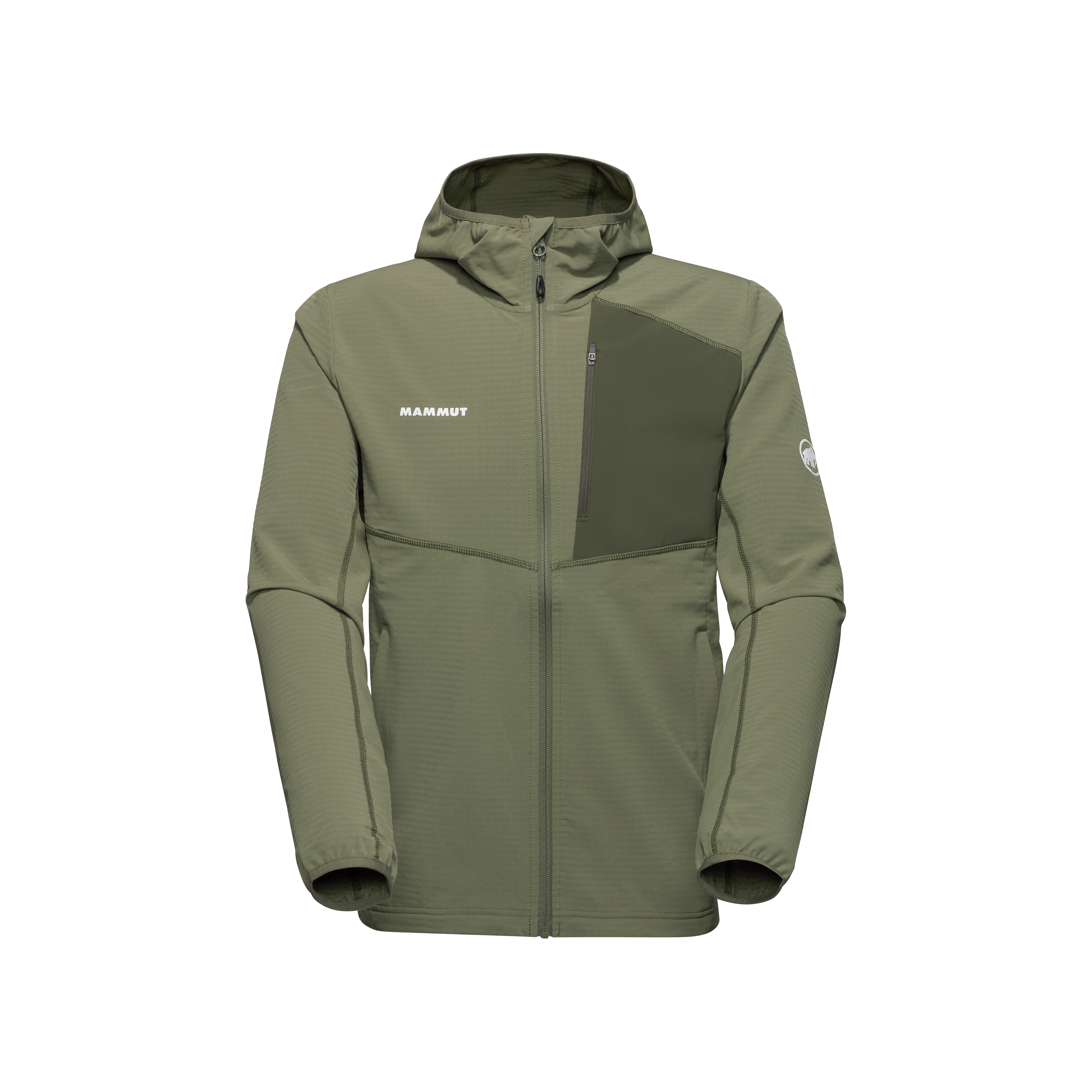 Madris Light ML Hooded Jacket Men, marsh thumbnail