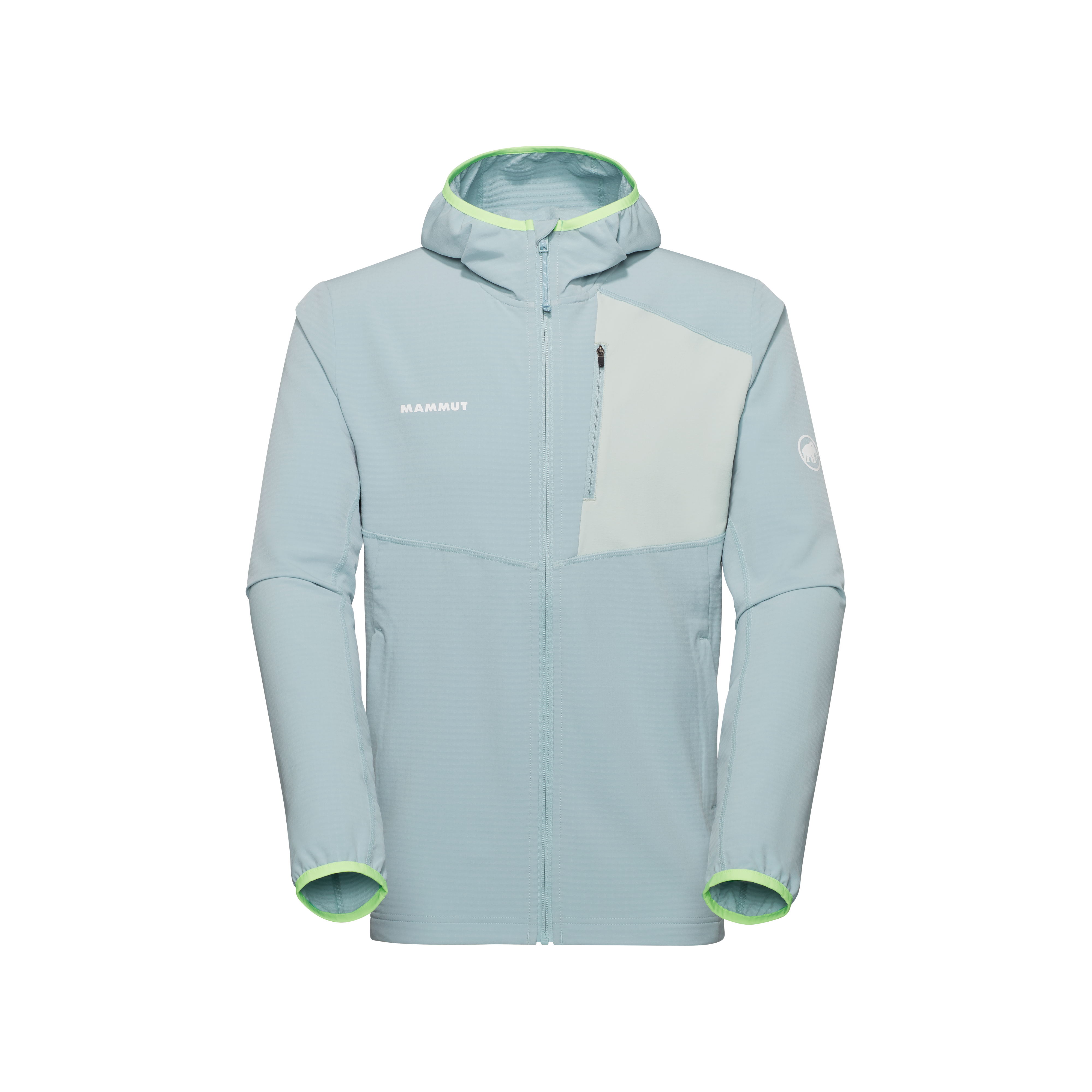 Mammut Madris Light ML Hooded Jacket Men, nebla-silver sage - Nebla-silver sage - Thumbnail