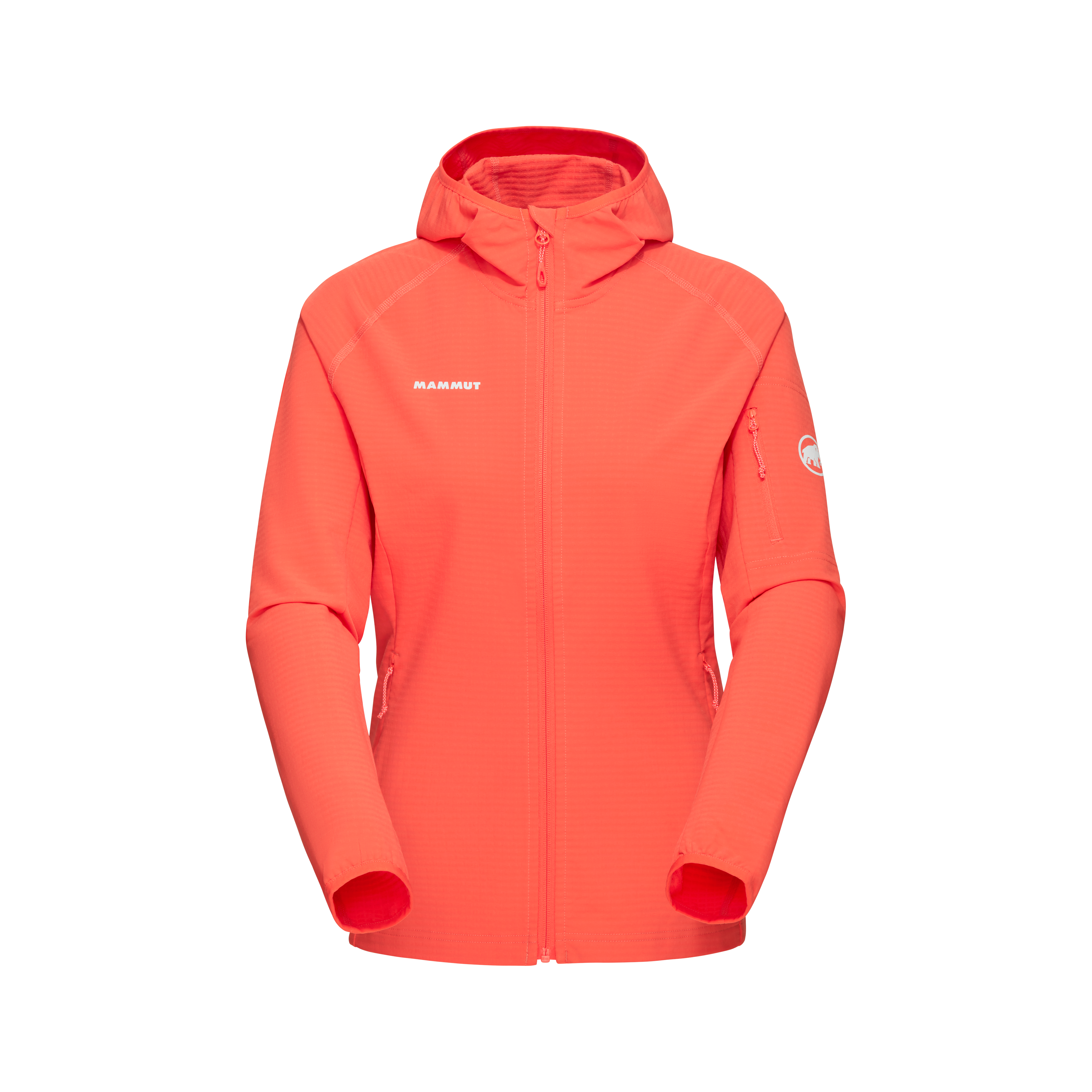 Mammut Madris Light ML Hooded Jacket Women - peach, XL - Peach - Thumbnail