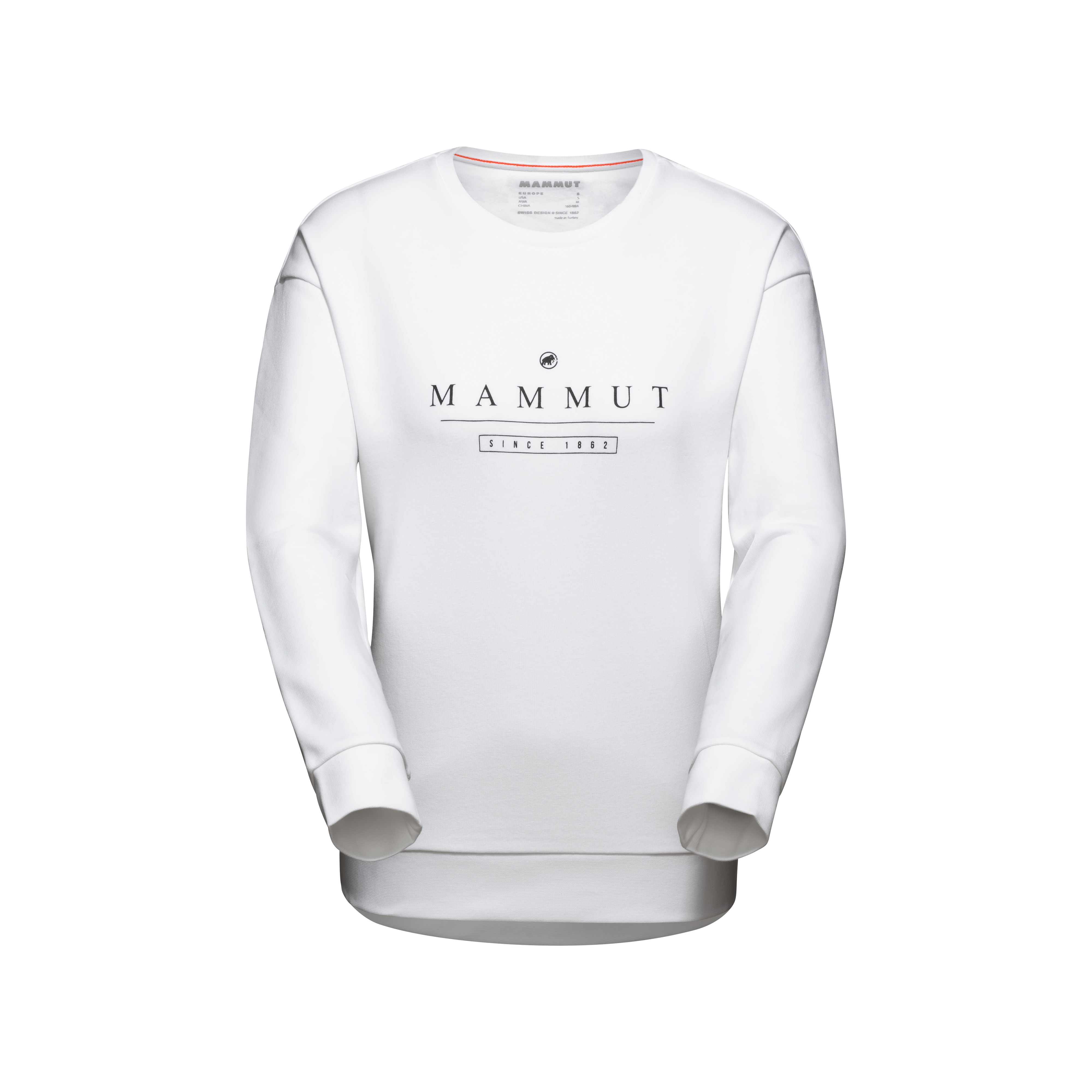 Mammut Core ML Crew Neck Women Logo - white thumbnail
