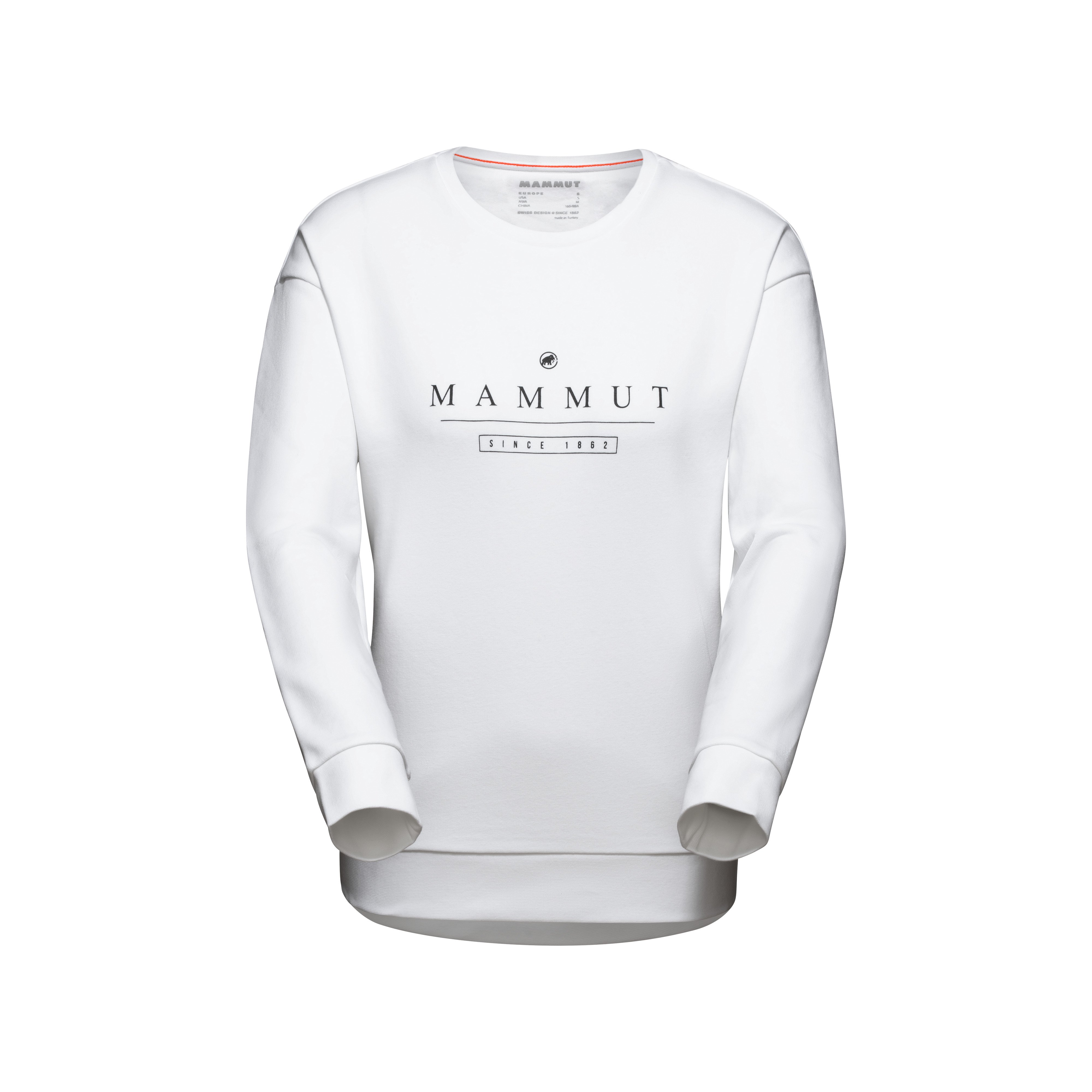 Mammut Core ML Crew Neck Women Logo - white, XS thumbnail