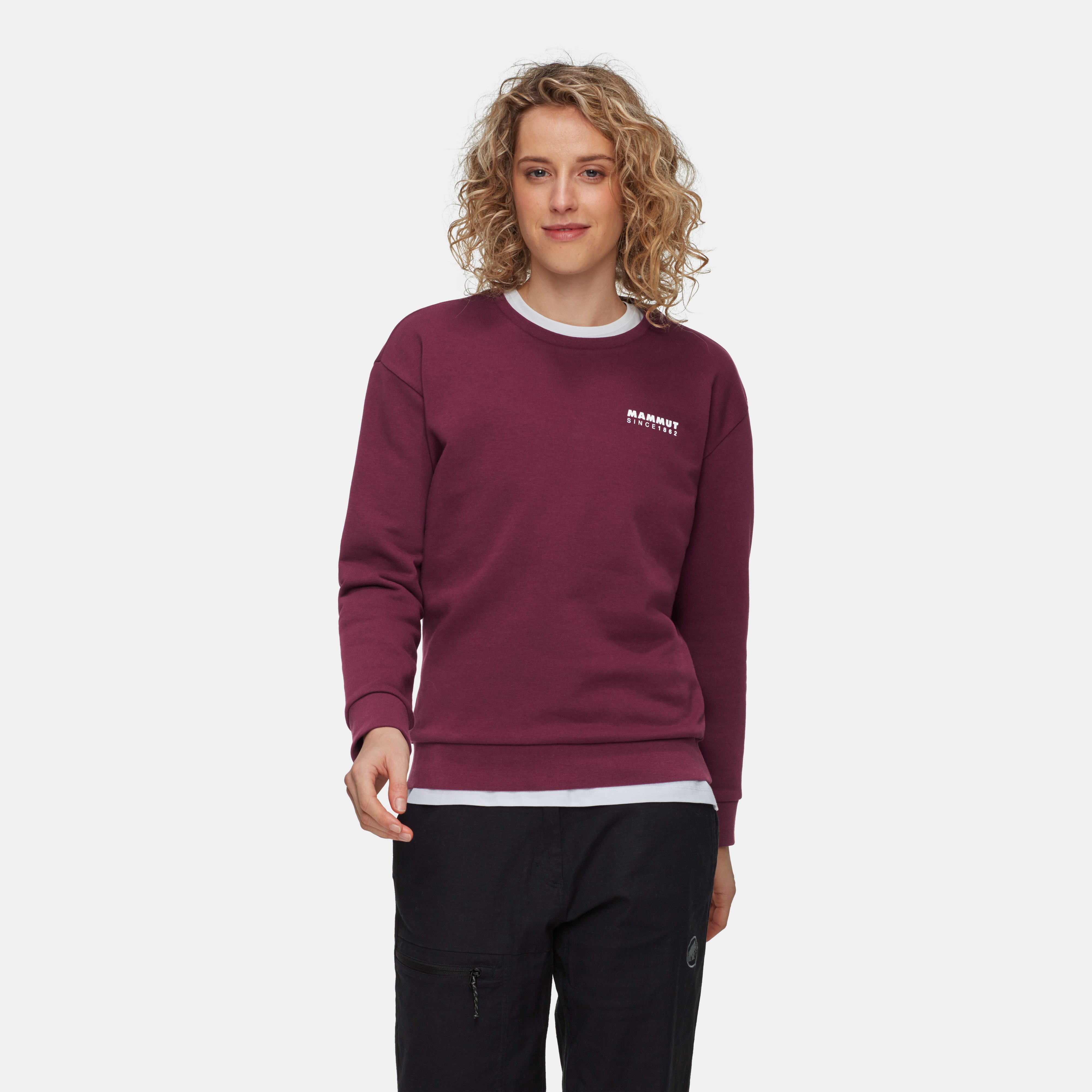 Mammut Mammut Core ML Crew Neck Women 1862 - temp, vin - Vin