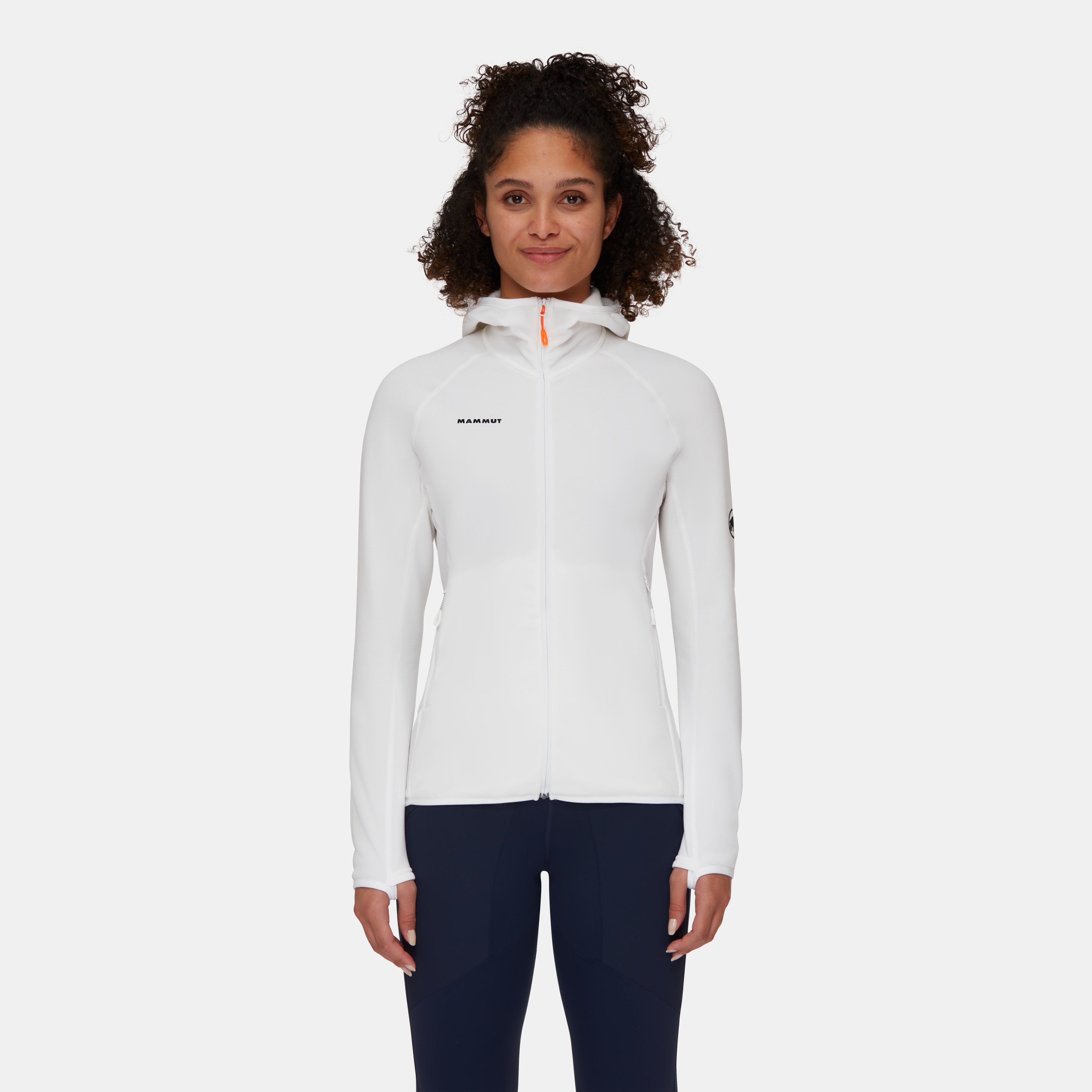 Mammut Aconcagua ML Hooded Jacket Women, white - White