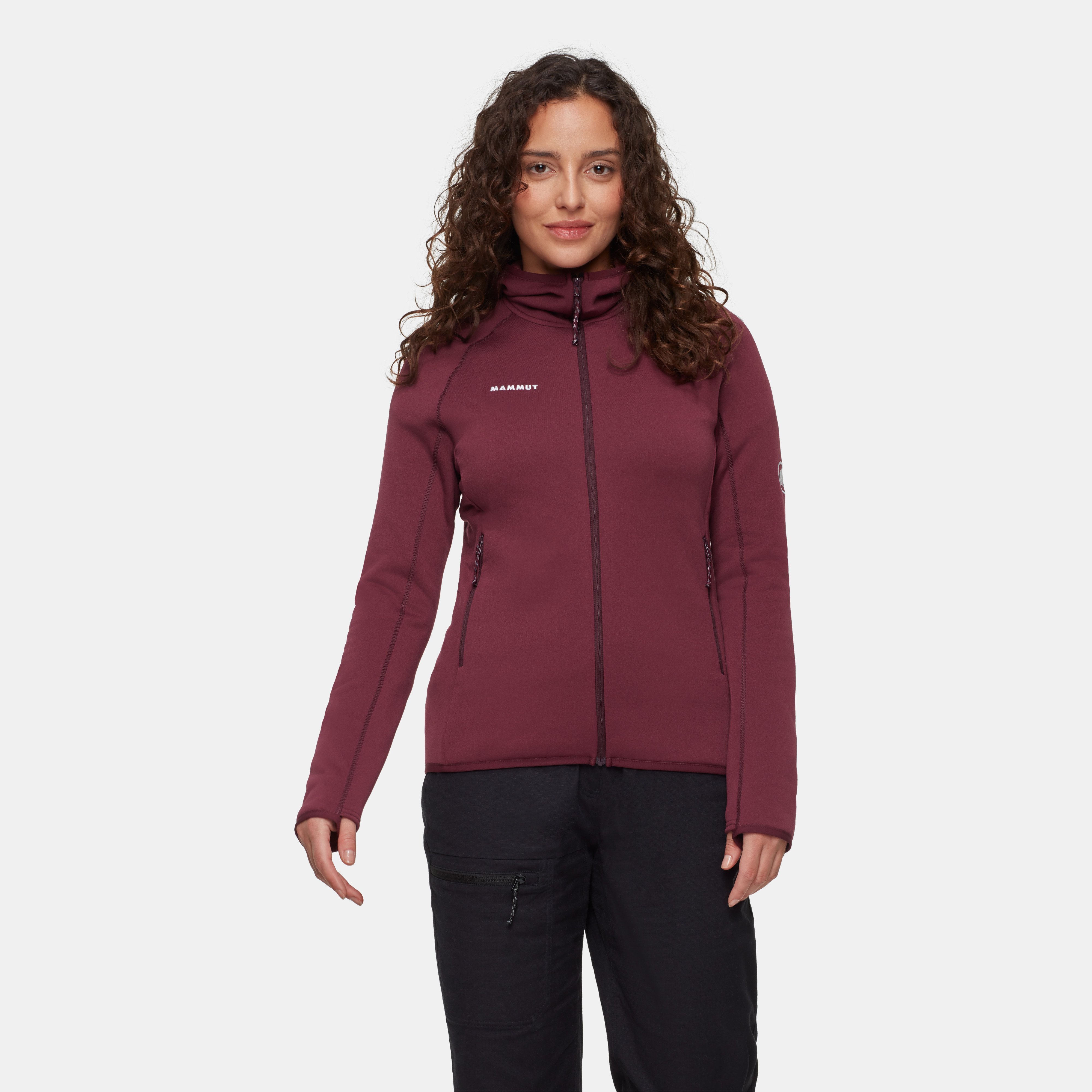 Mammut Aconcagua ML Hooded Jacket Women, vin - Vin