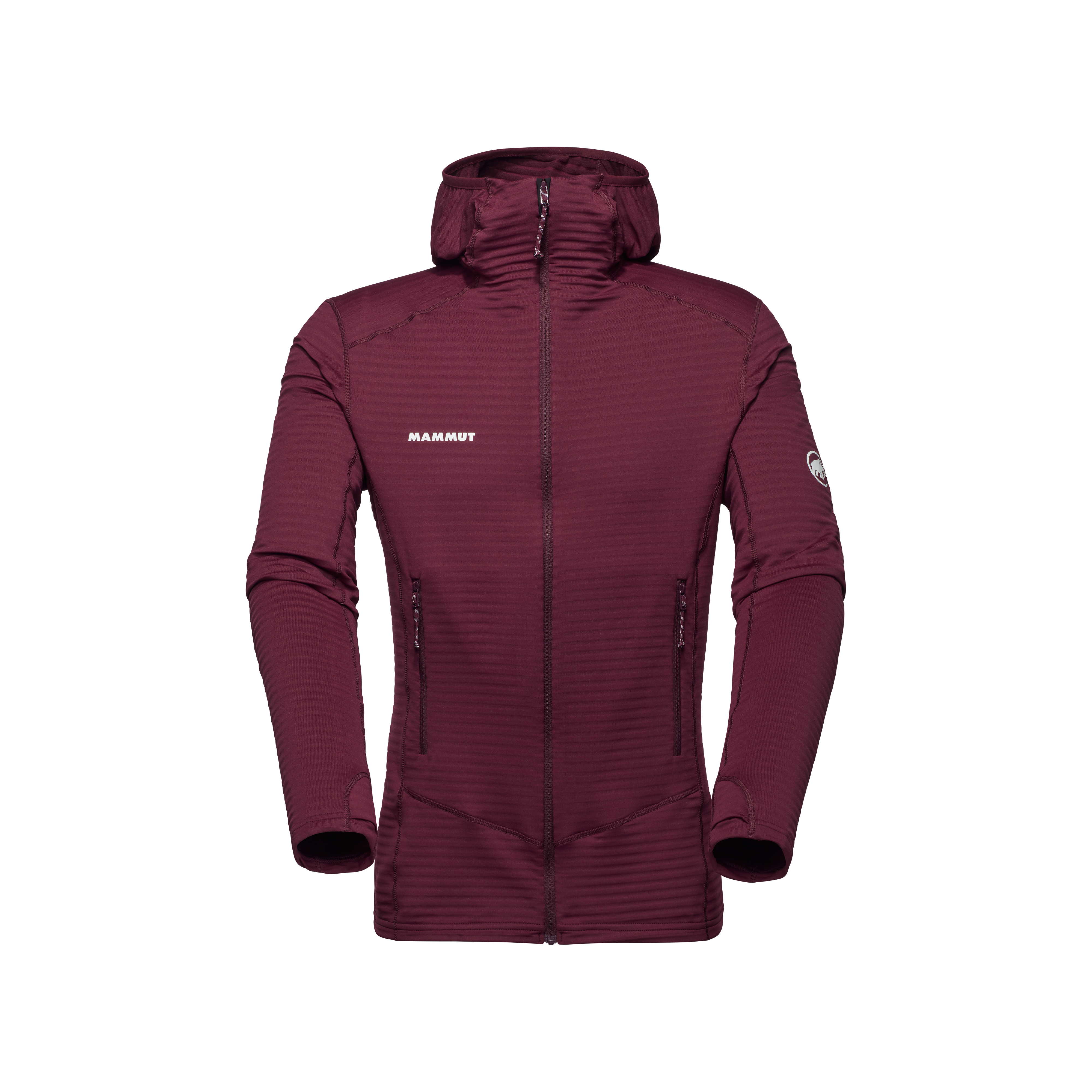 Mammut Taiss Light ML Hooded Jacket Men, vin - Vin - Thumbnail