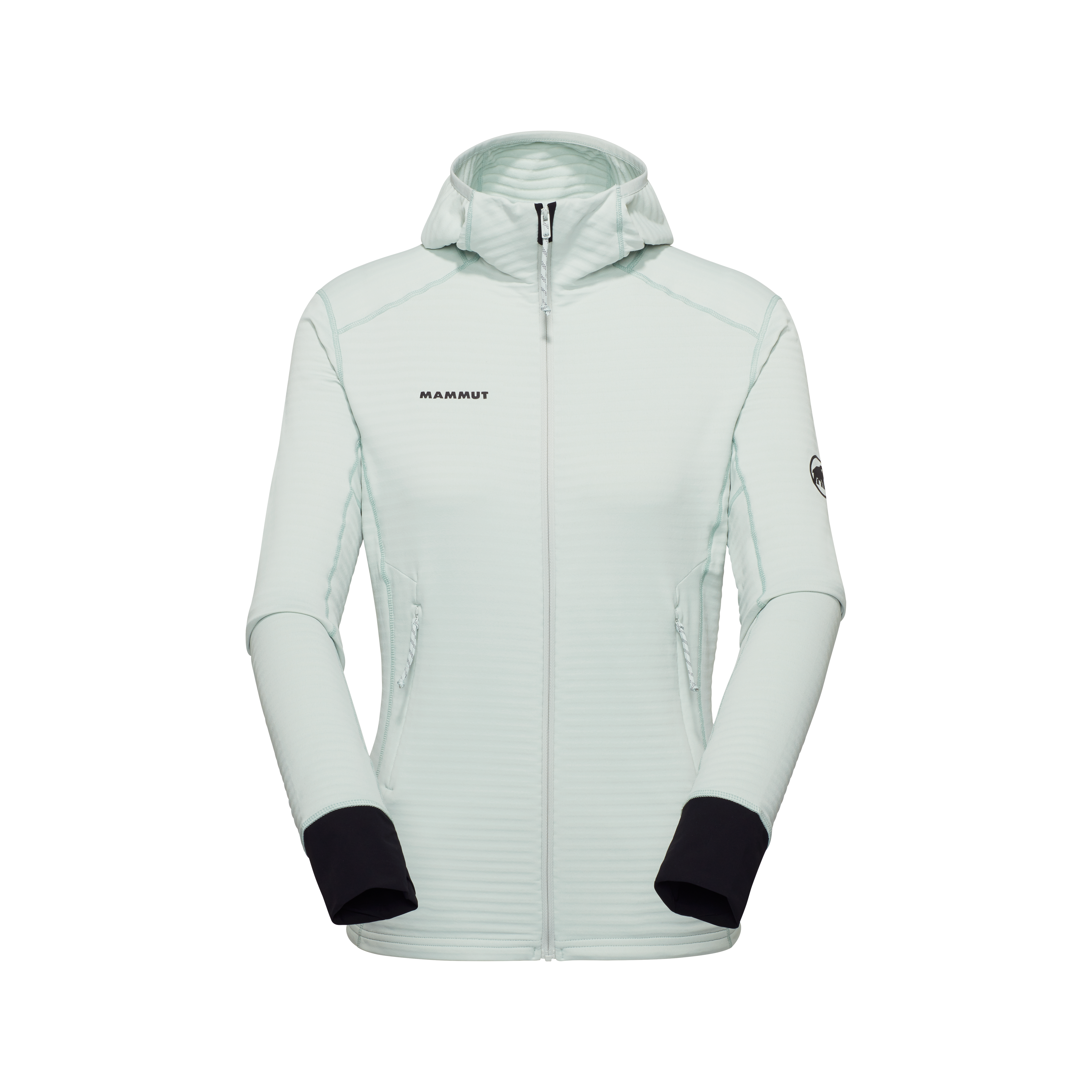 Mammut Taiss Light ML Hooded Jacket Women, silver sage - Silver sage - Thumbnail