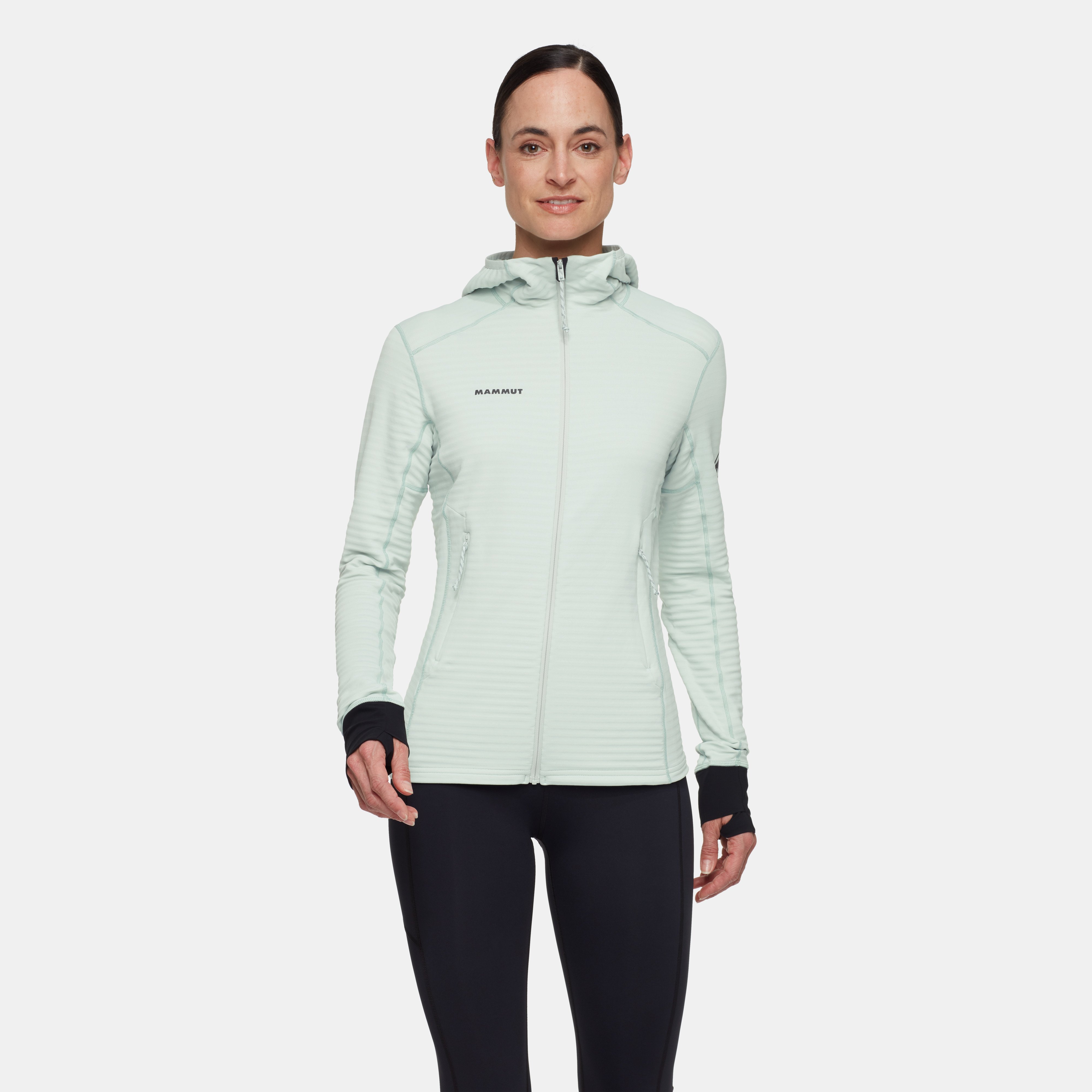 Mammut Taiss Light ML Hooded Jacket Women, silver sage - Silver sage