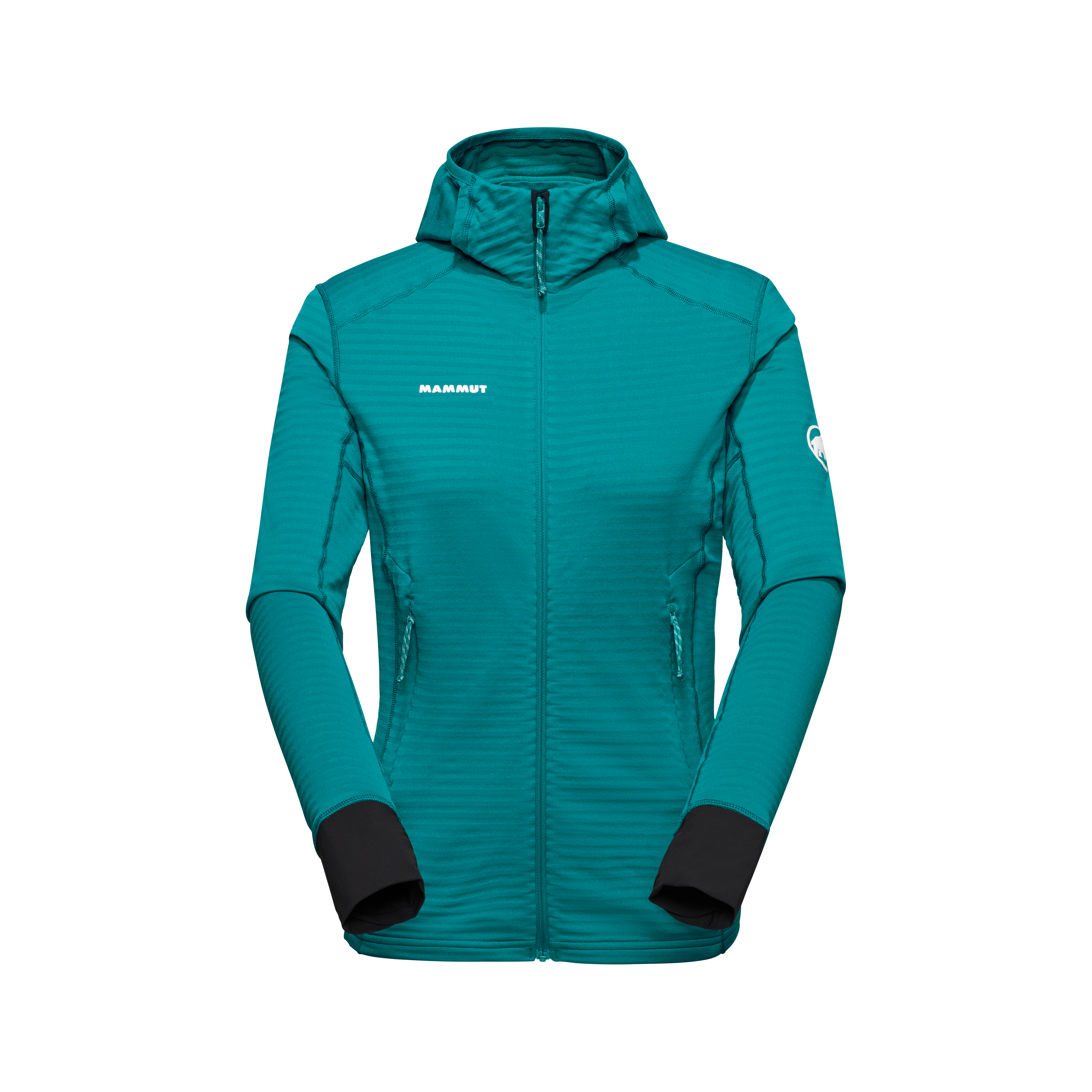 Mammut Taiss Light ML Hooded Jacket Women, deep teal-black - Deep teal-black - Thumbnail